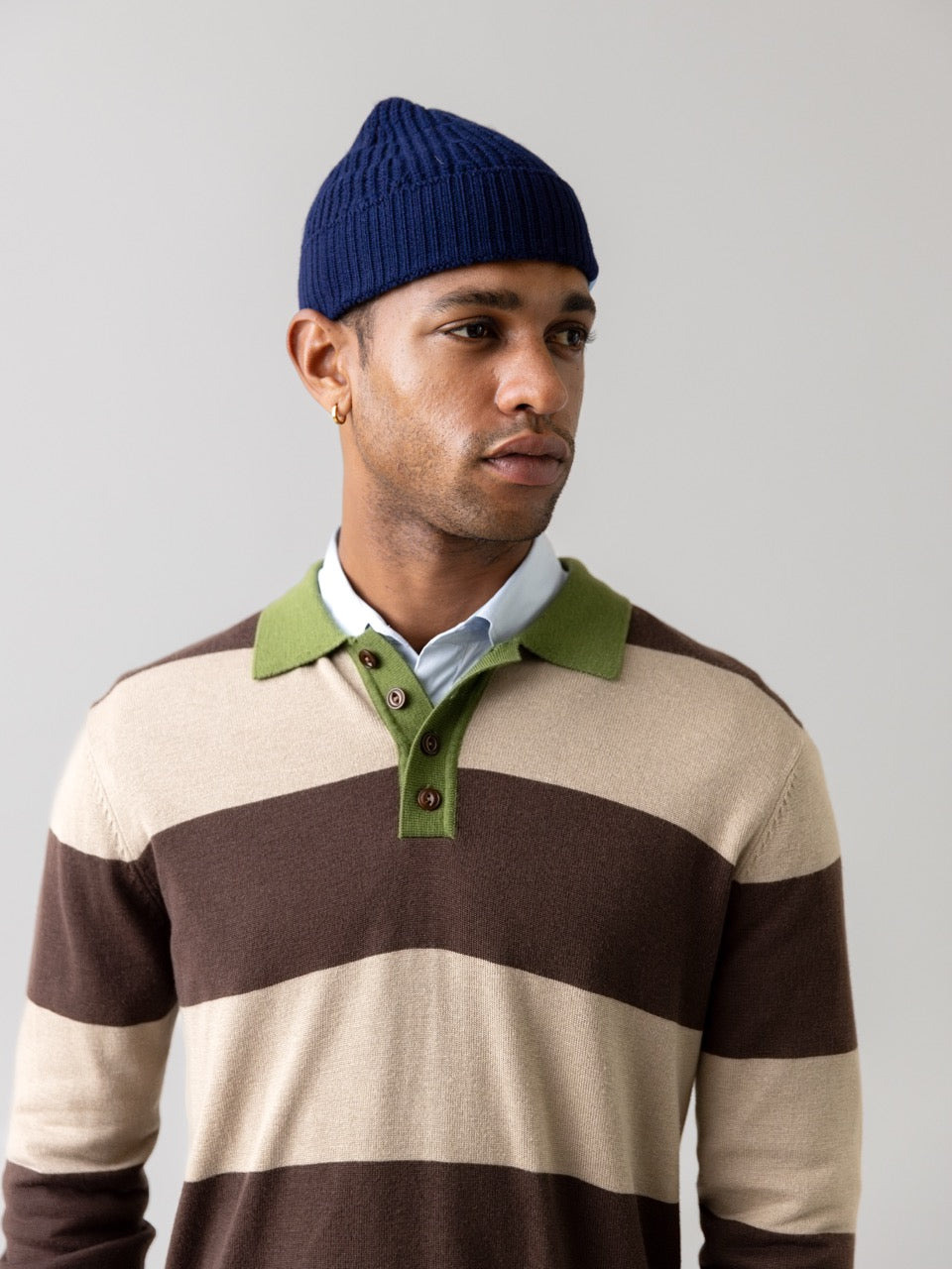 MMGSeaman knit Beanie Blue