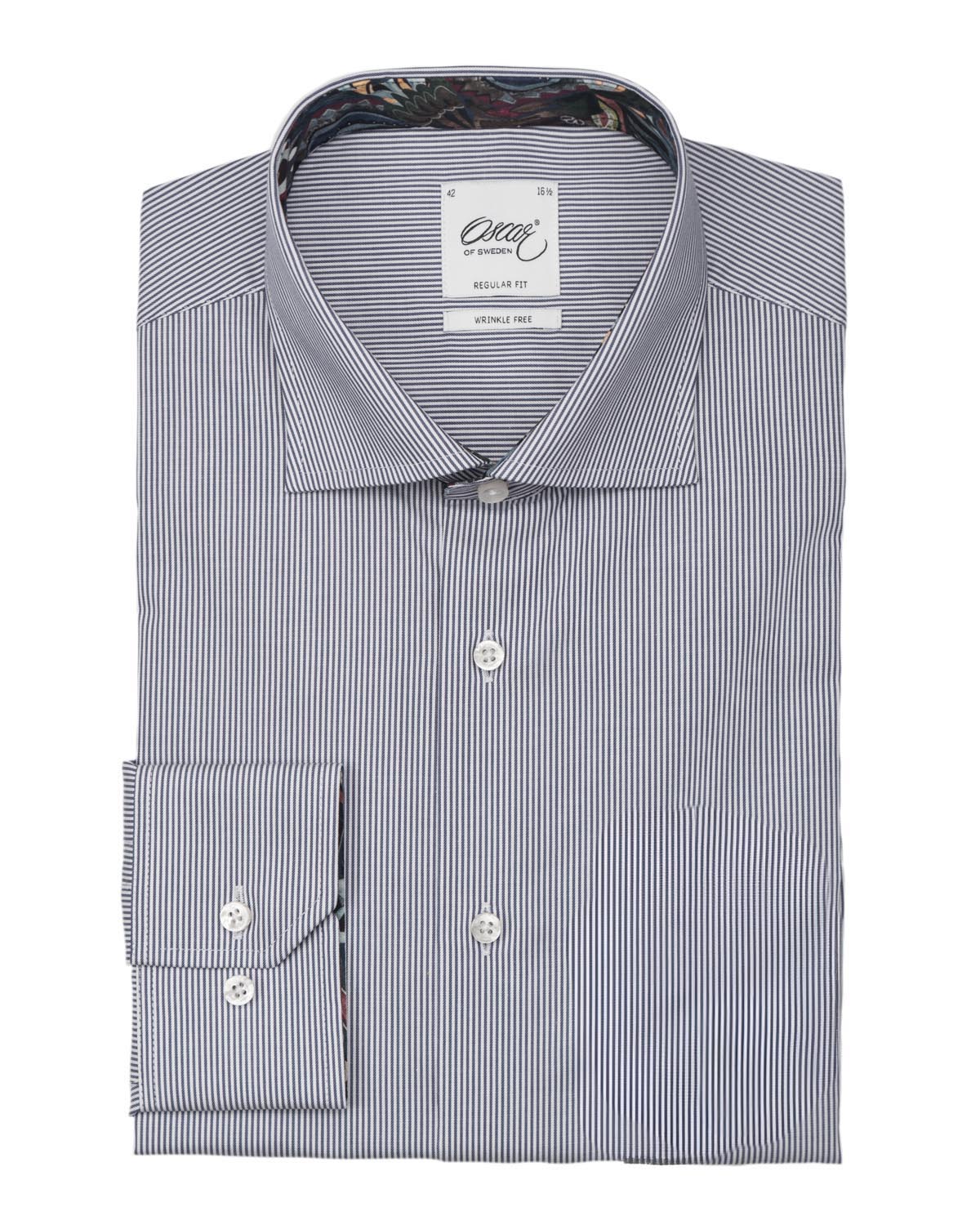 Basic slim fit 05 SN Indigo Blue Stripe