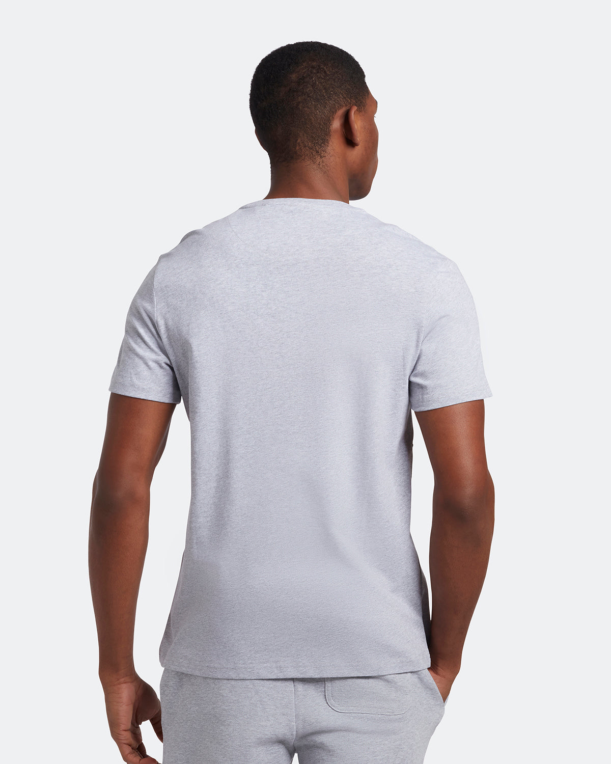 Plain T-Shirt Light Grey Mel