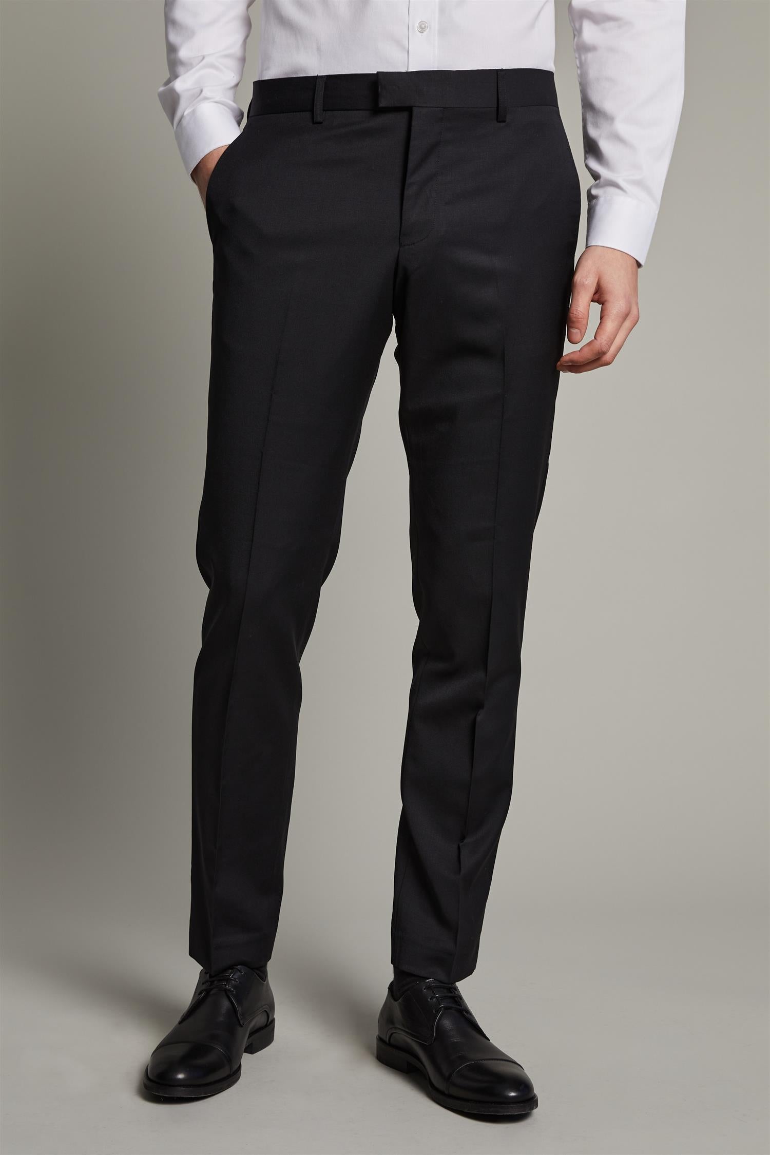 Las Stretch Suit Pants Black