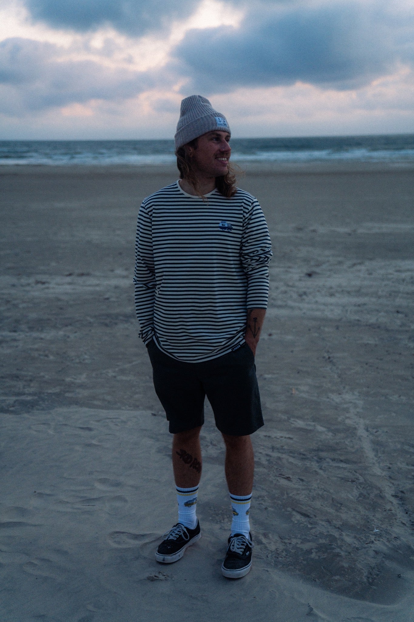 Fish or Die Beanie Sand Sand