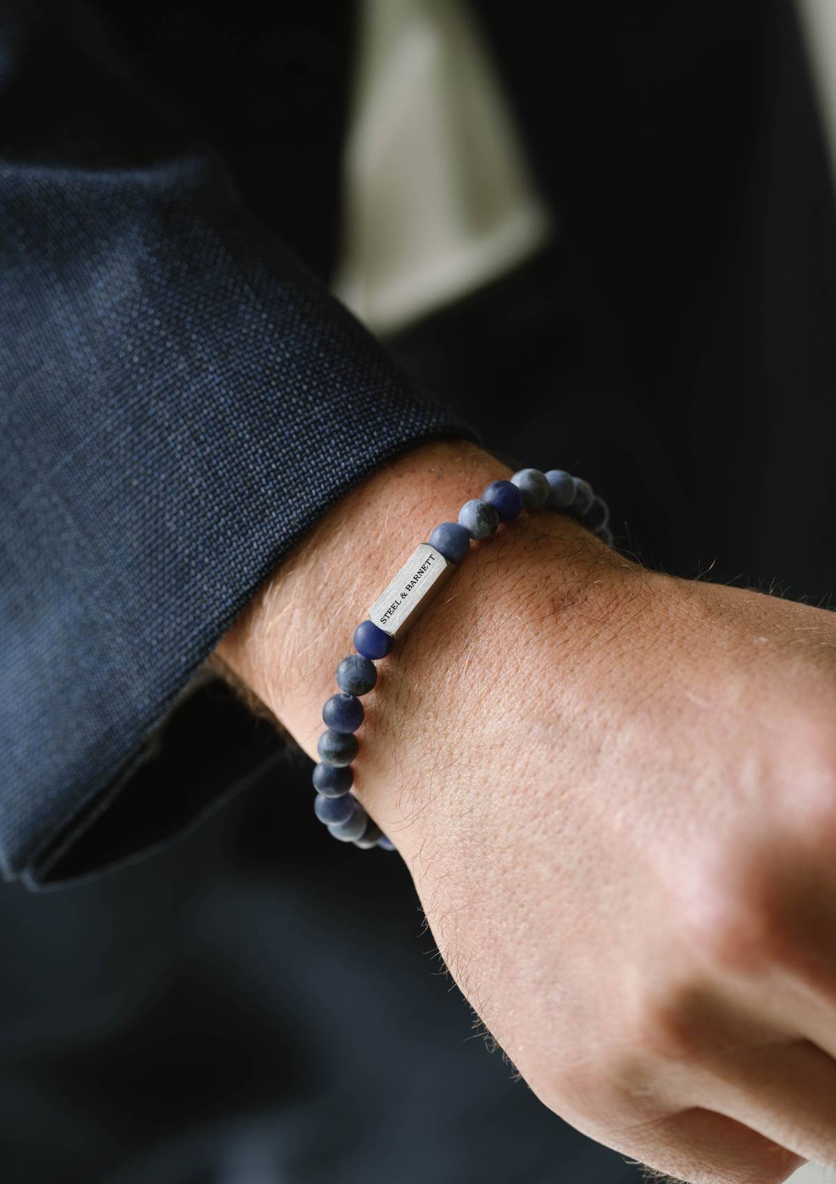 Stones Bracelet Natural Ned Matt Sodalite