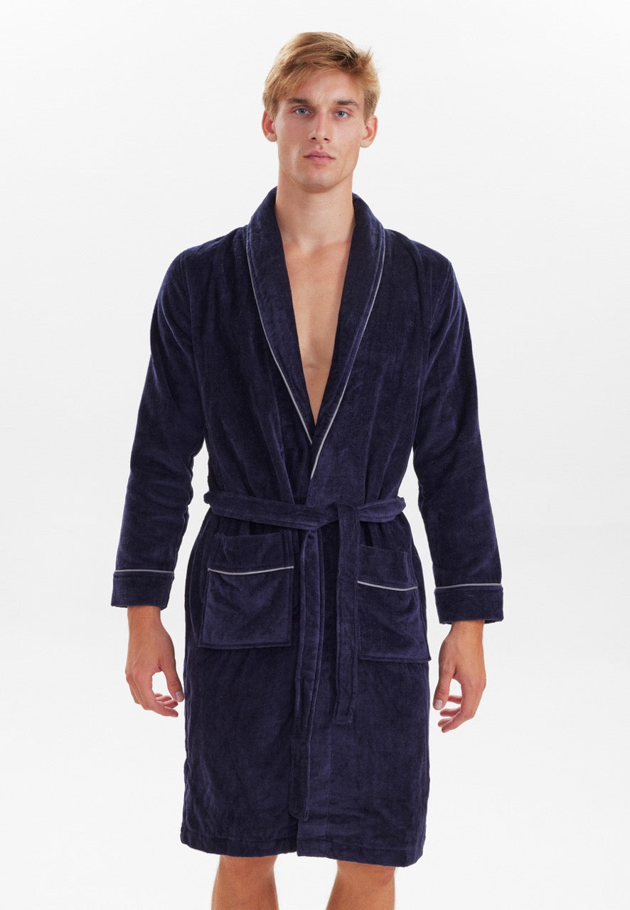 JBS Bathrobe Navy