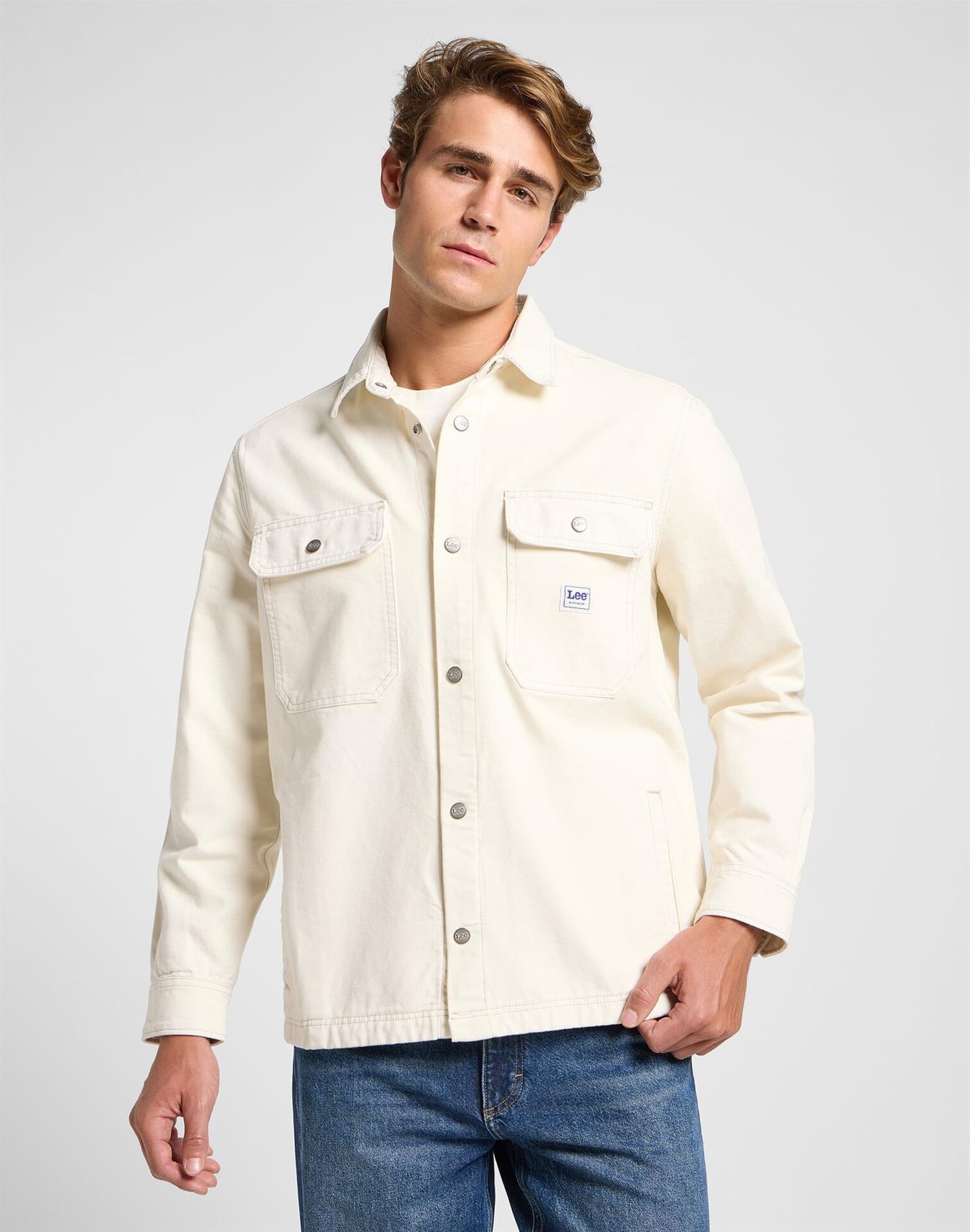 Workwear Overshirt Ecru