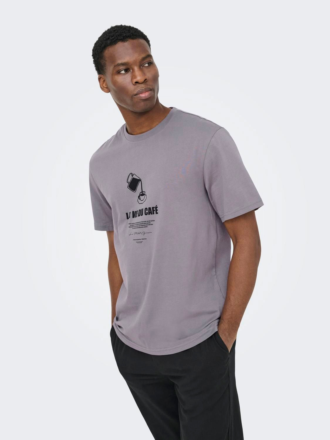 Onsmass Parisien Reg Ss Tee Vd Shark Cafe