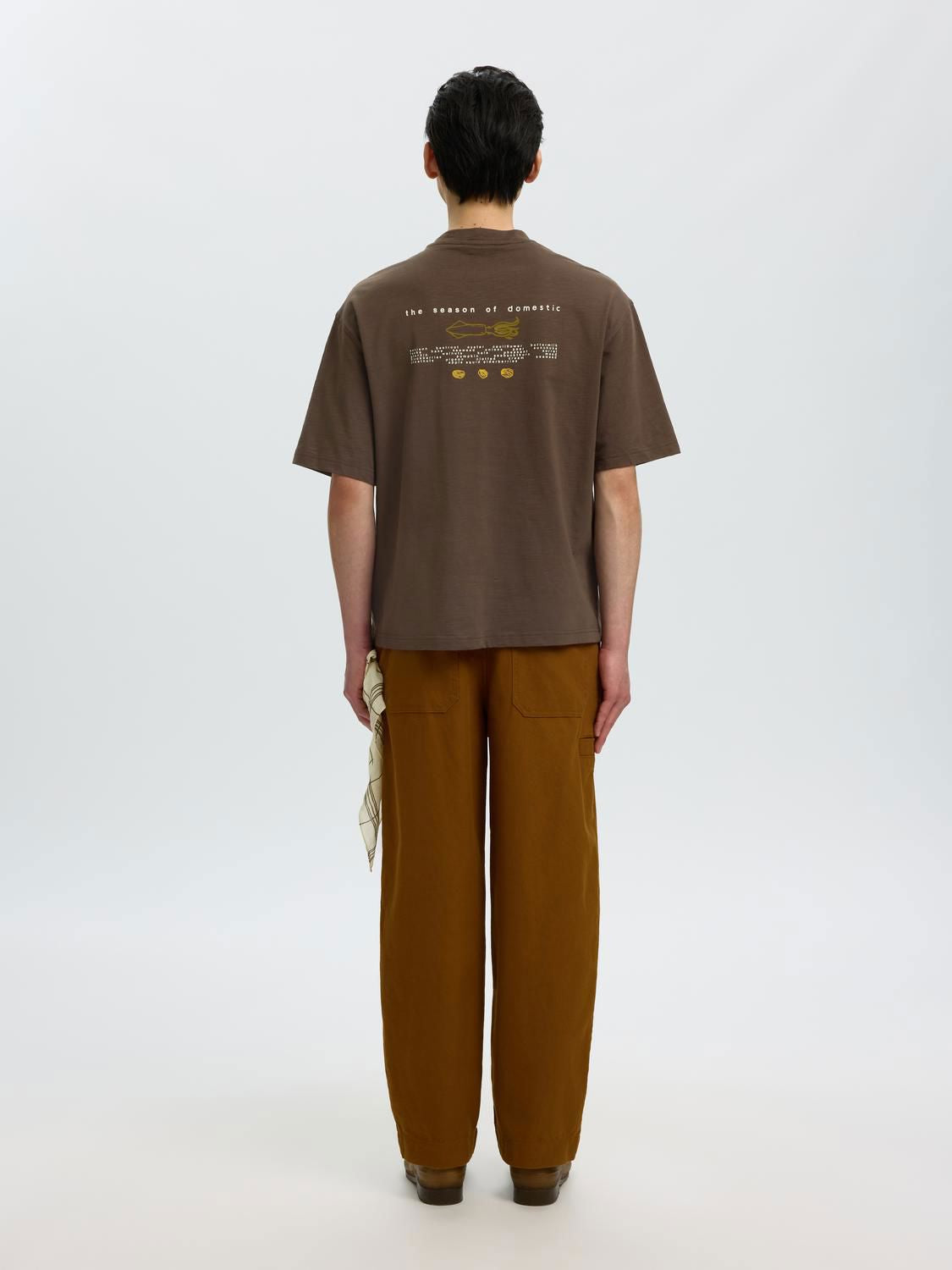 Slmdomestic Relaxdiesel Ss O-Neck Tee Turkish Coffee