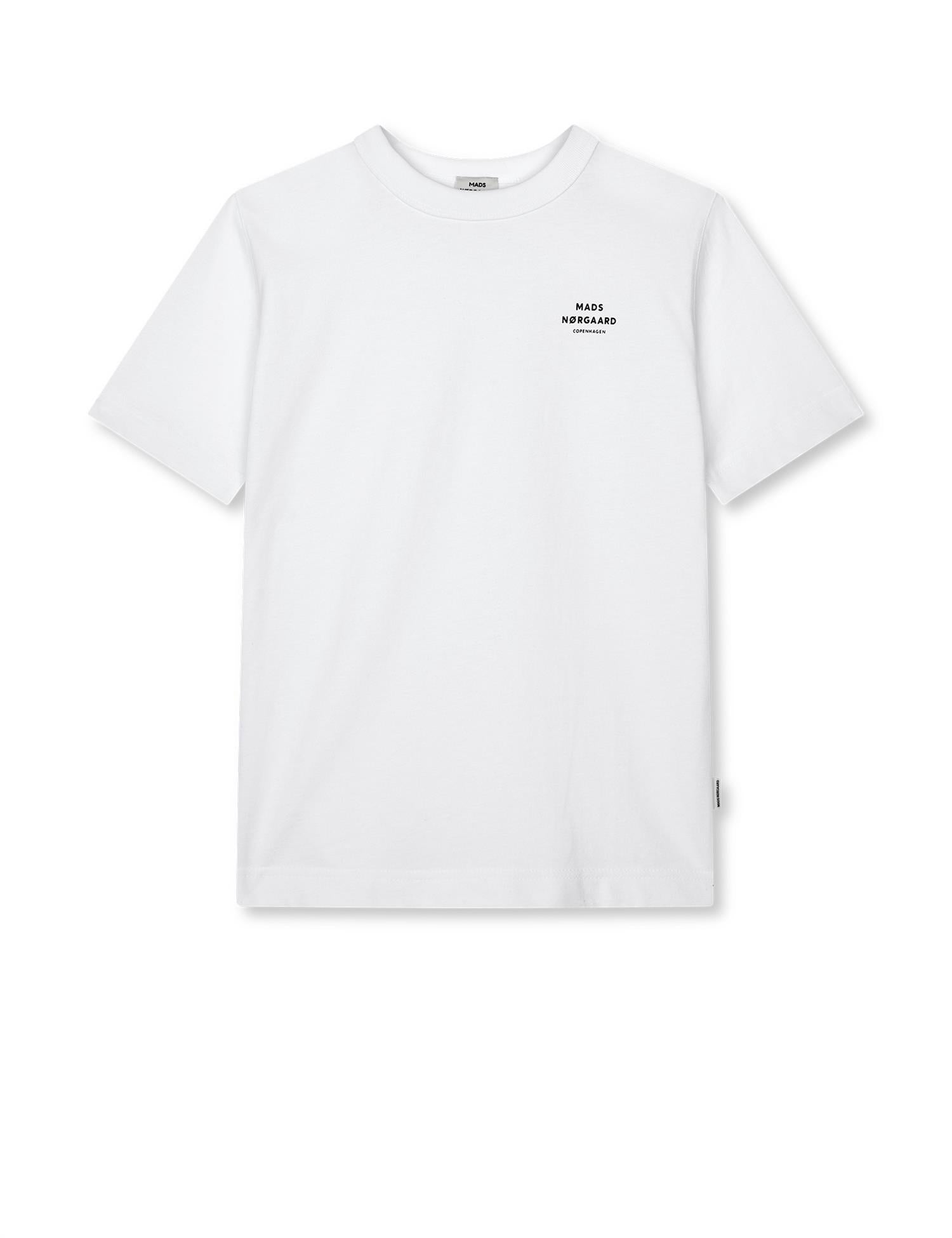 Cotton Jersey Frode Logo tee FAV White