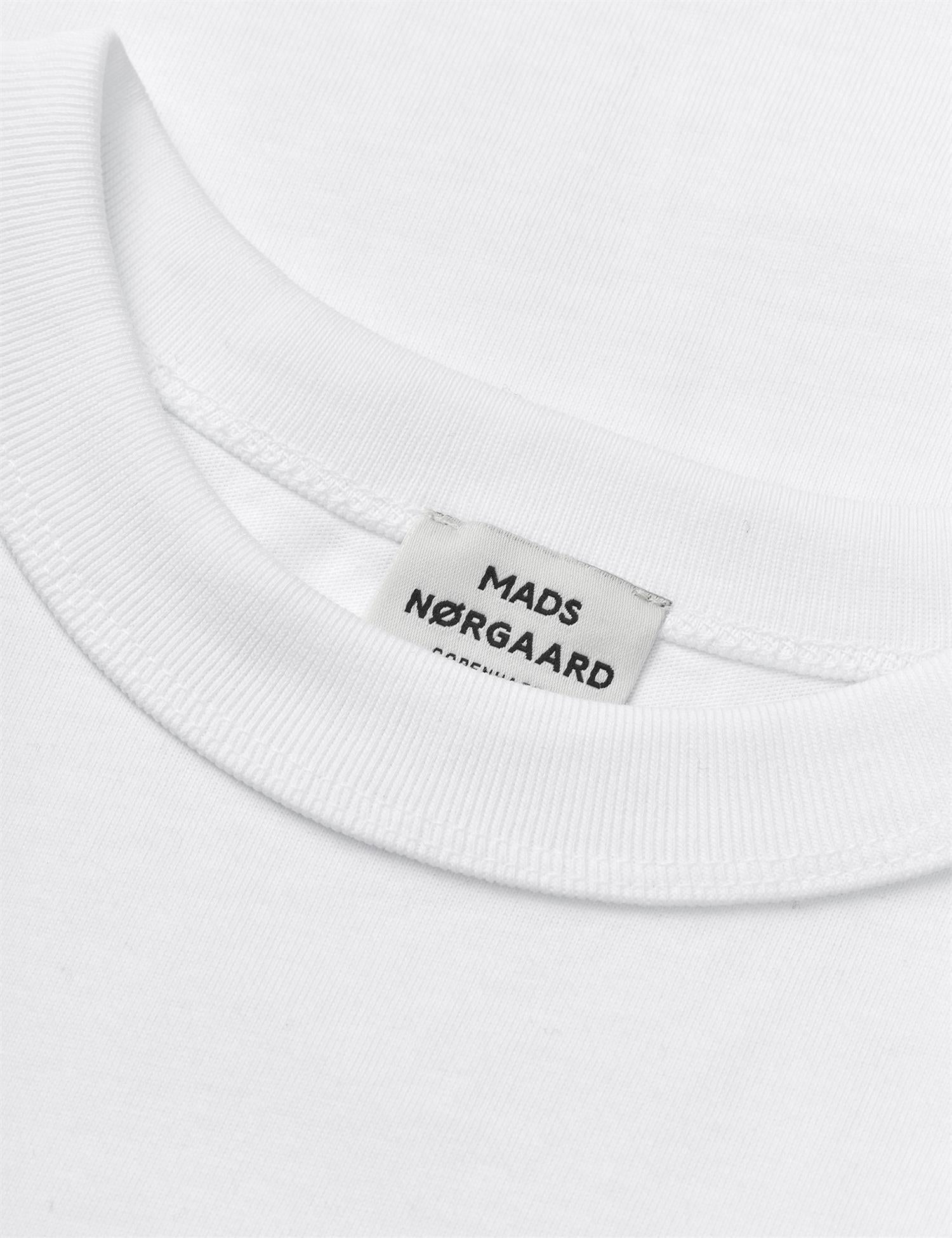 Cotton Jersey Frode Logo tee FAV White