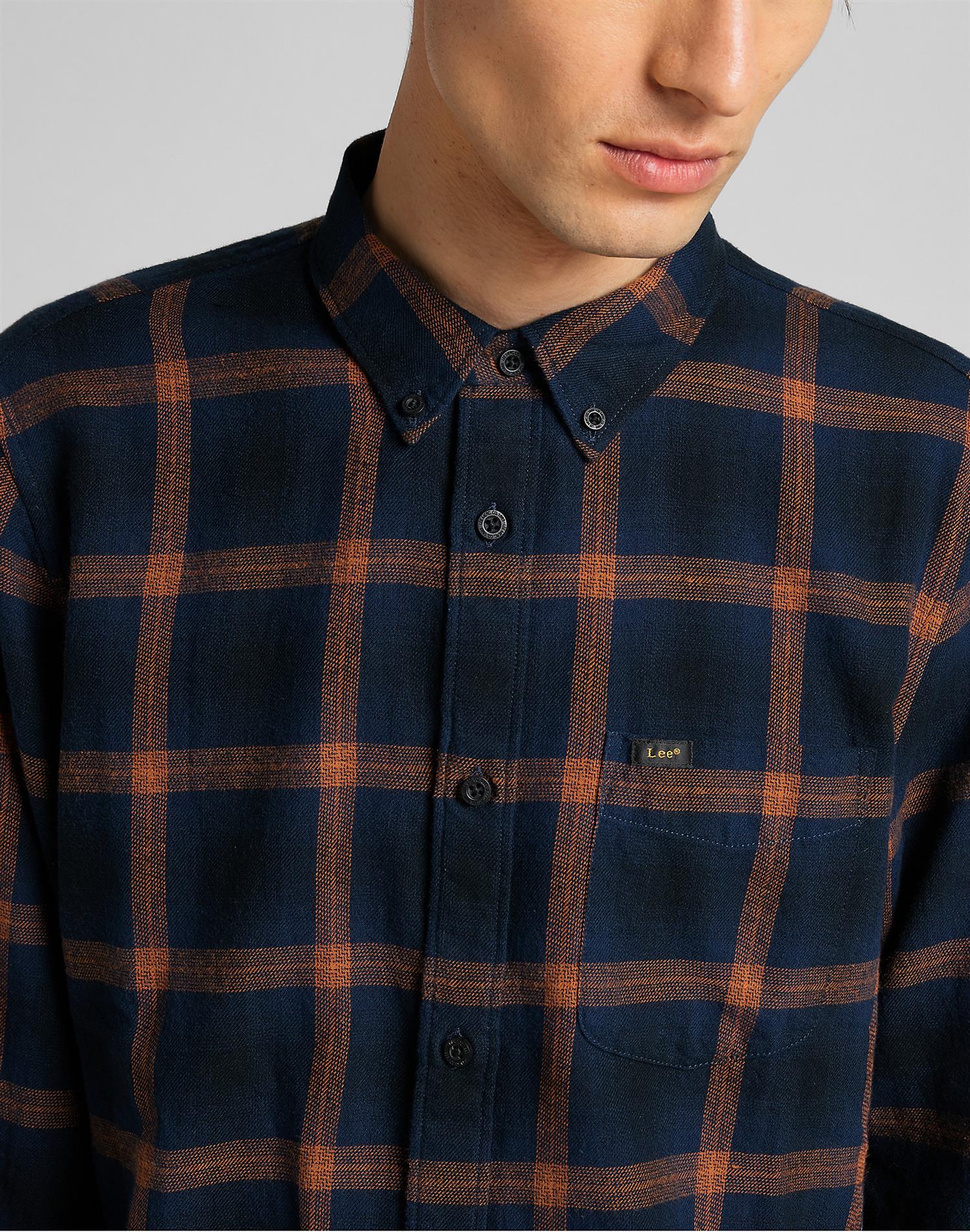 Lee Button Down  shirt 112123386 Navy