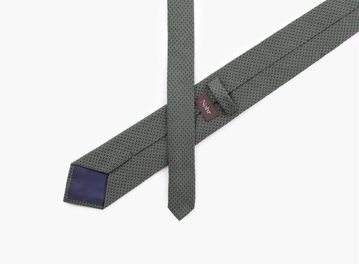 Nohr Freddy Tie 7,6 Cm Flaske Grønn 85