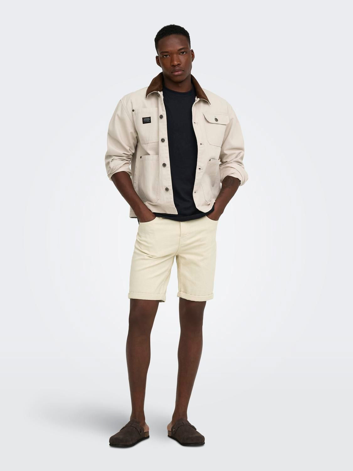Onsply Ecru 9470 Pim Dnm Shorts Noos Ecru