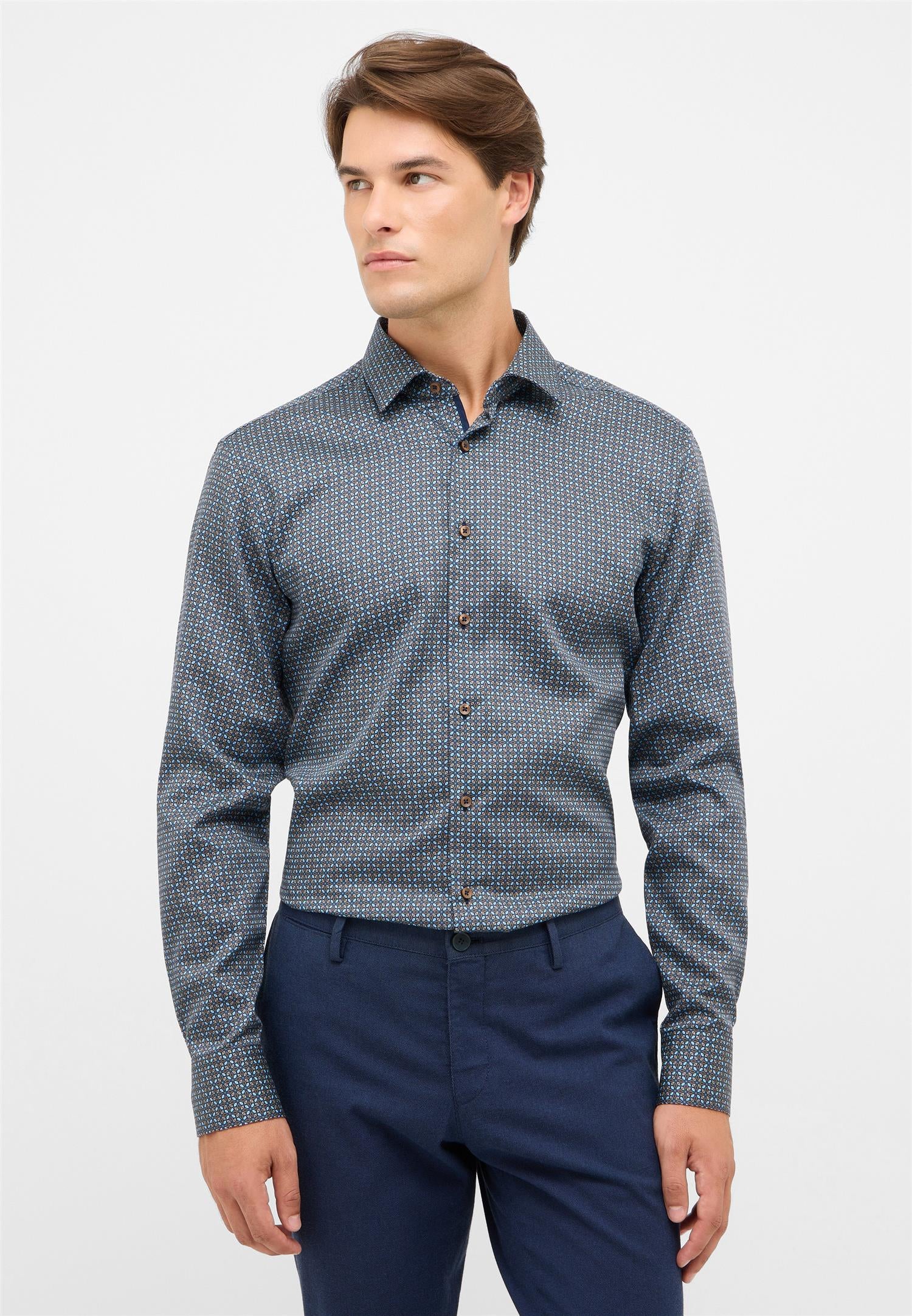 Basic Slim fit F171 Brown Multi