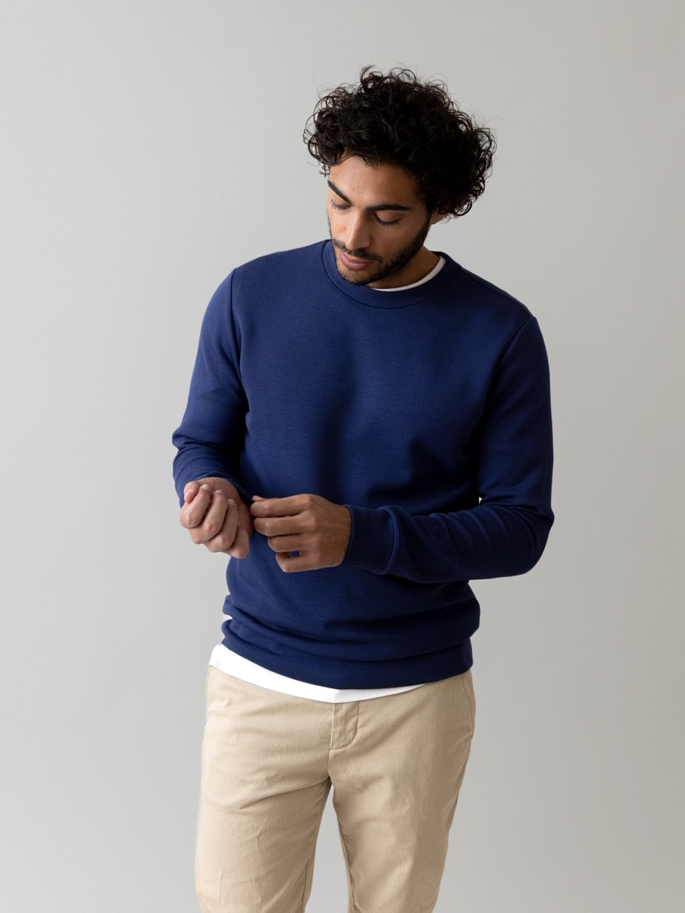 MMGAbel Crew Neck Sweat Sodalite Blue