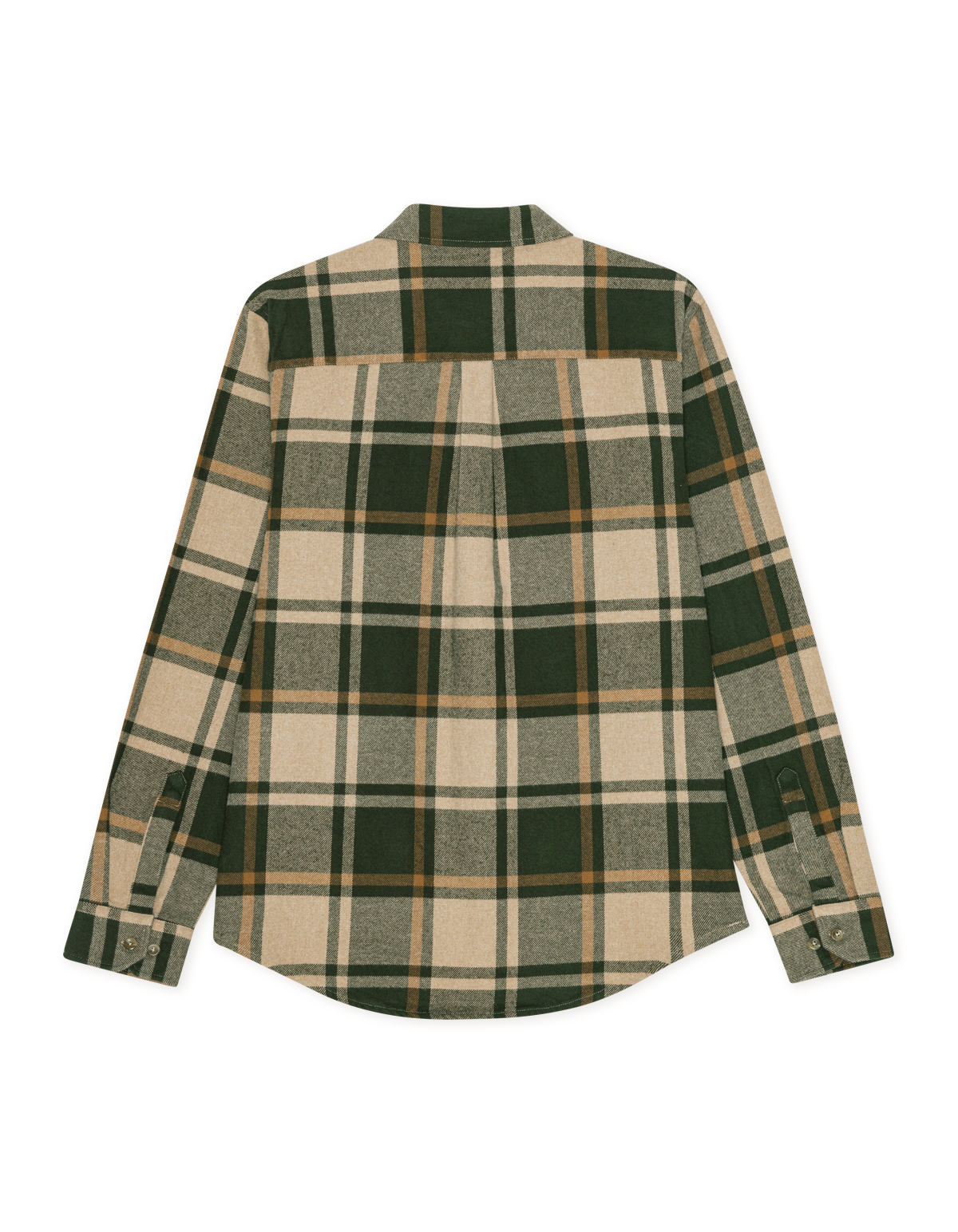 Check Flannel Shirt Rosin Green
