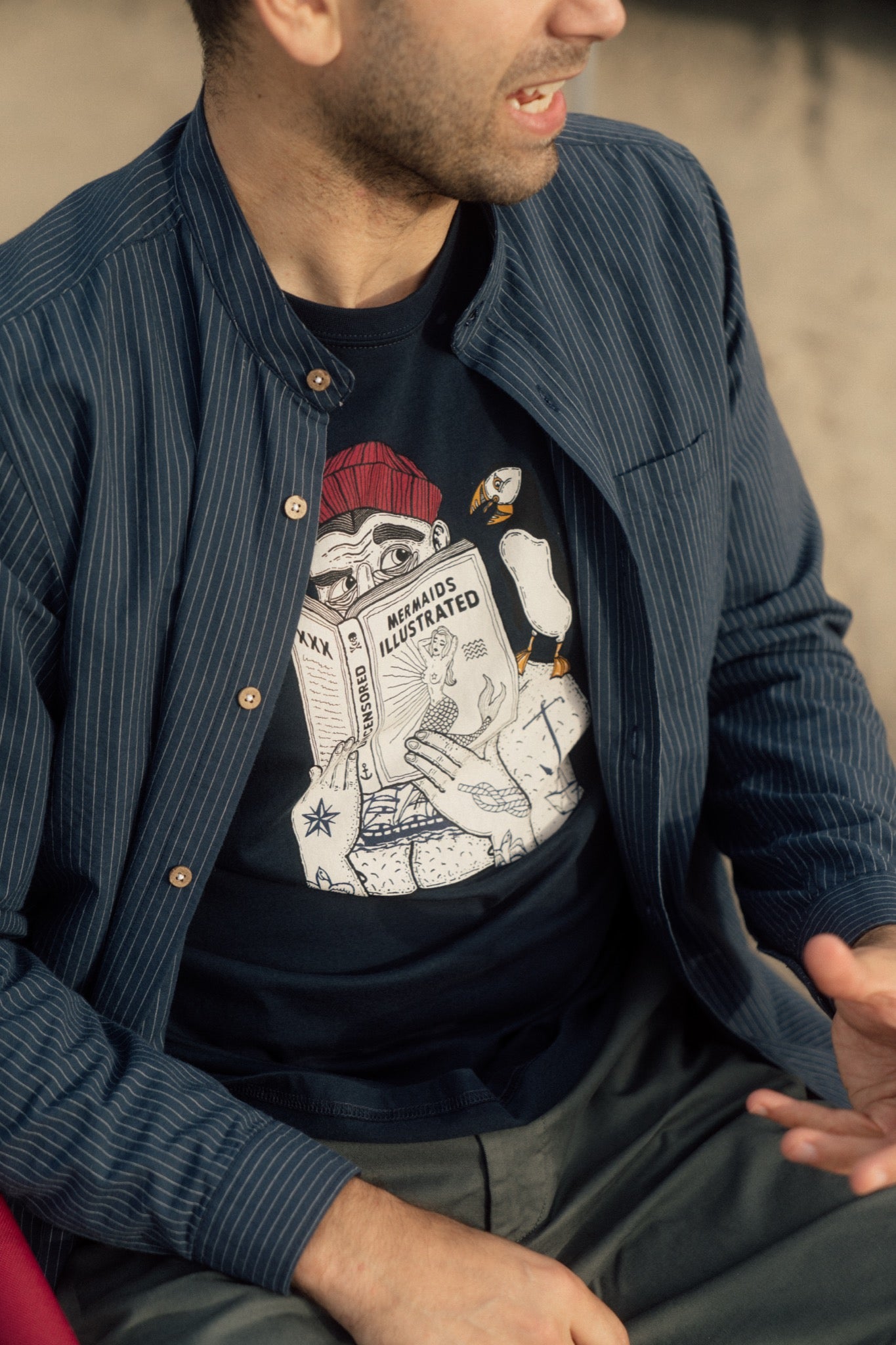 Uncensored T-shirt Blueberry