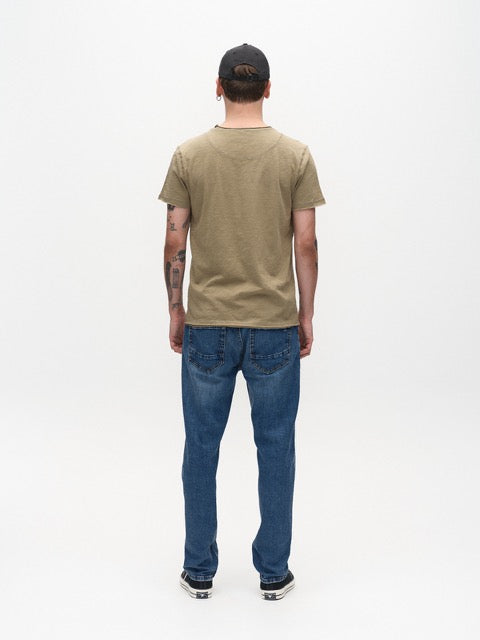 Konrad Straight Slub Tee Aloe