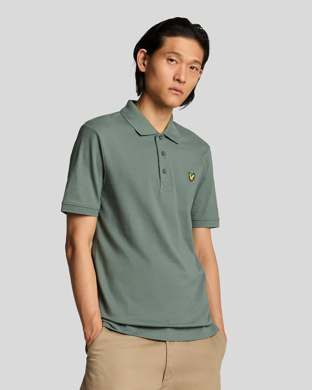 Plain Polo Shirt Green Mercurial