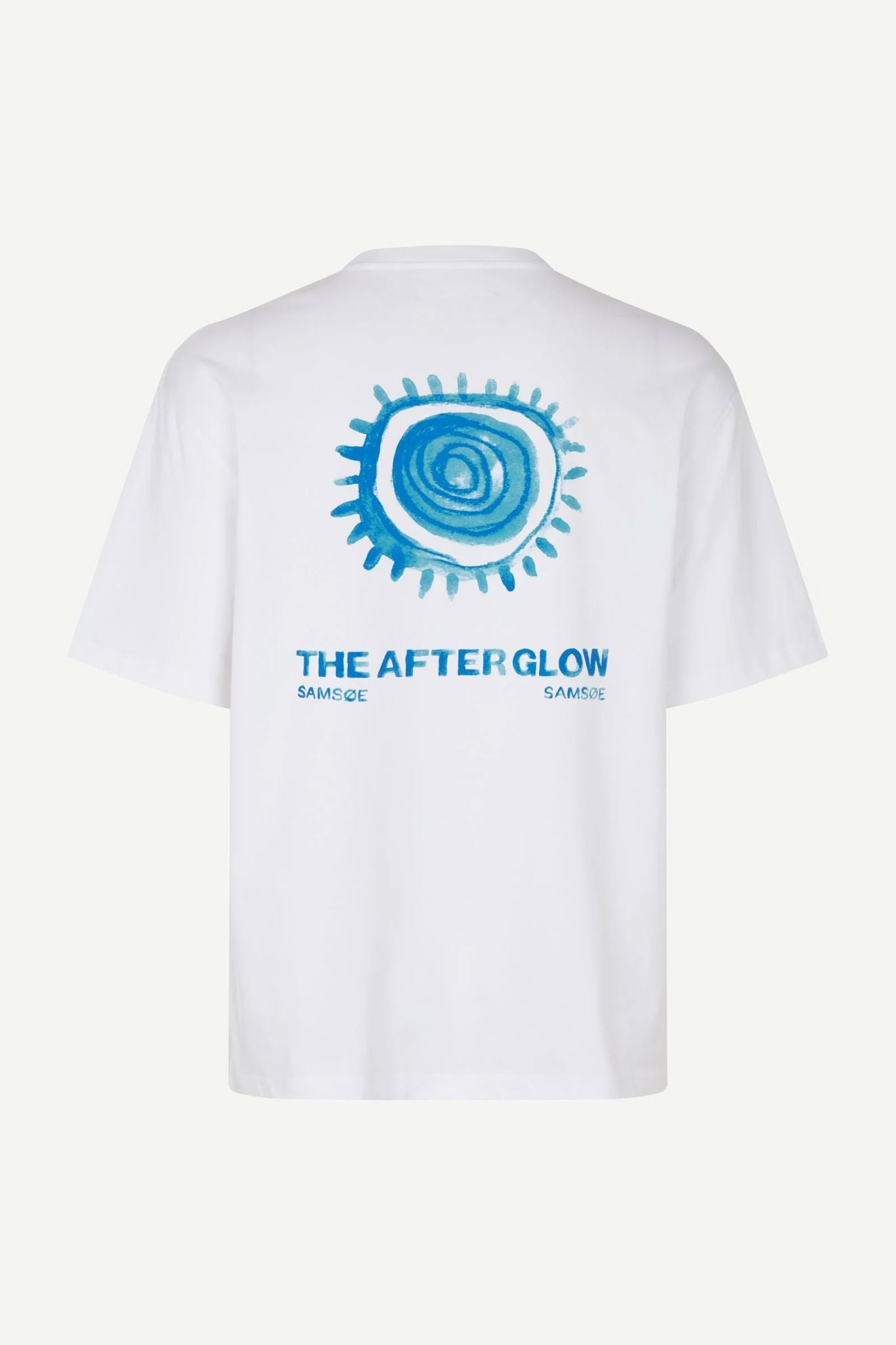 Sasteven t-shirt 11725 White Blue