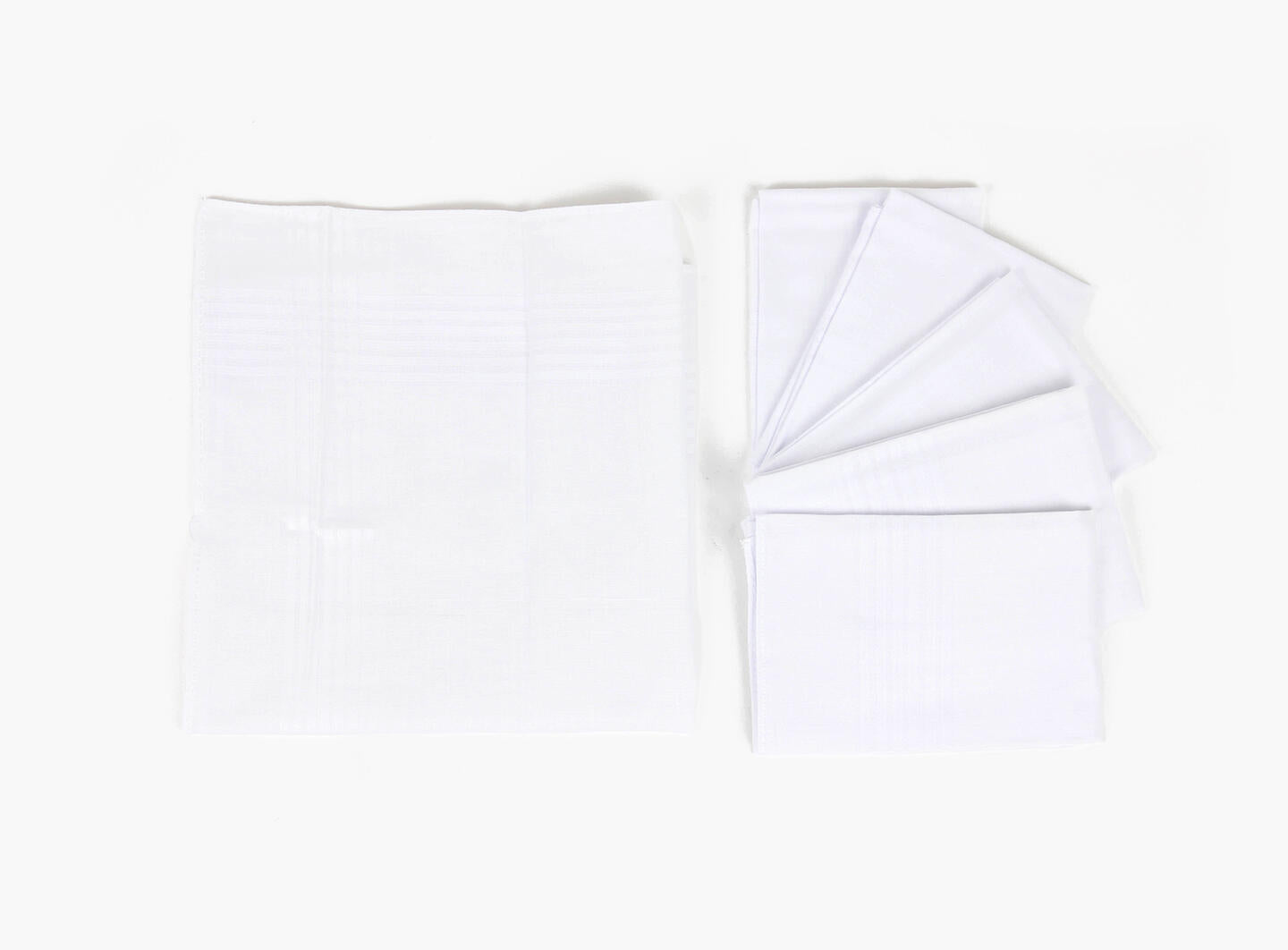 Lommetørkle 6 pk White