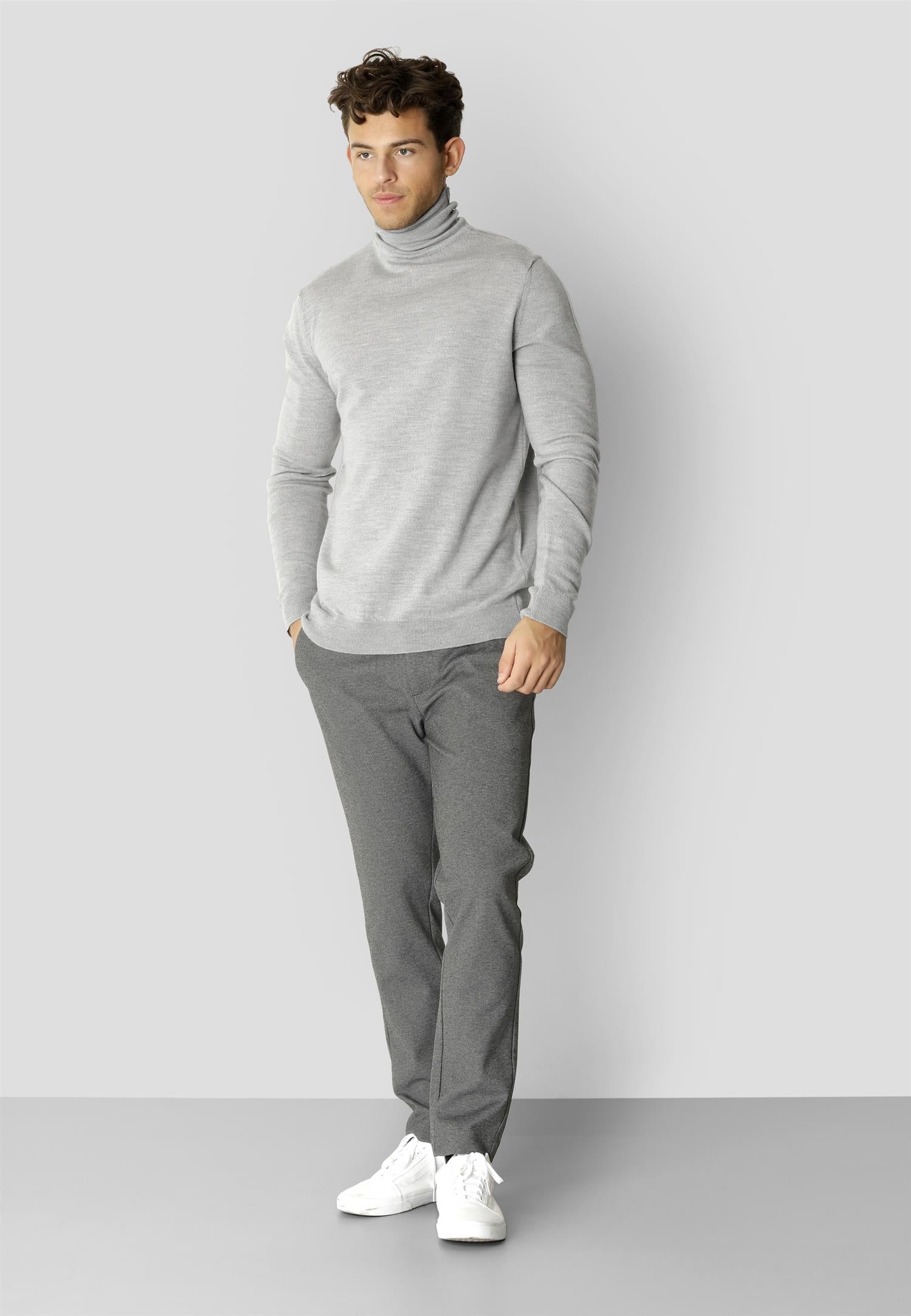 Merino wool roll Light Grey