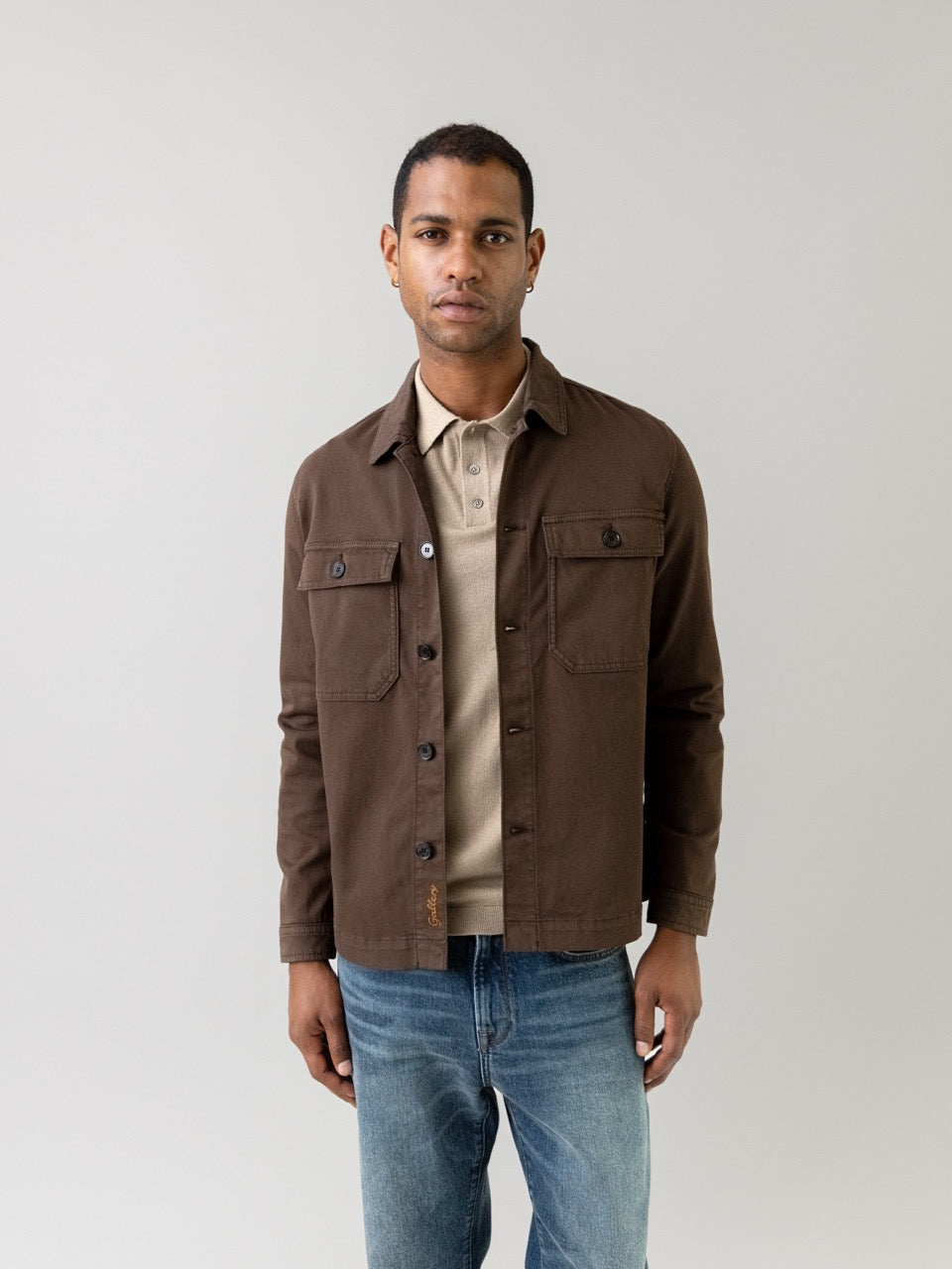 MMGMatteo Soft Overshirt Chocolate Brown