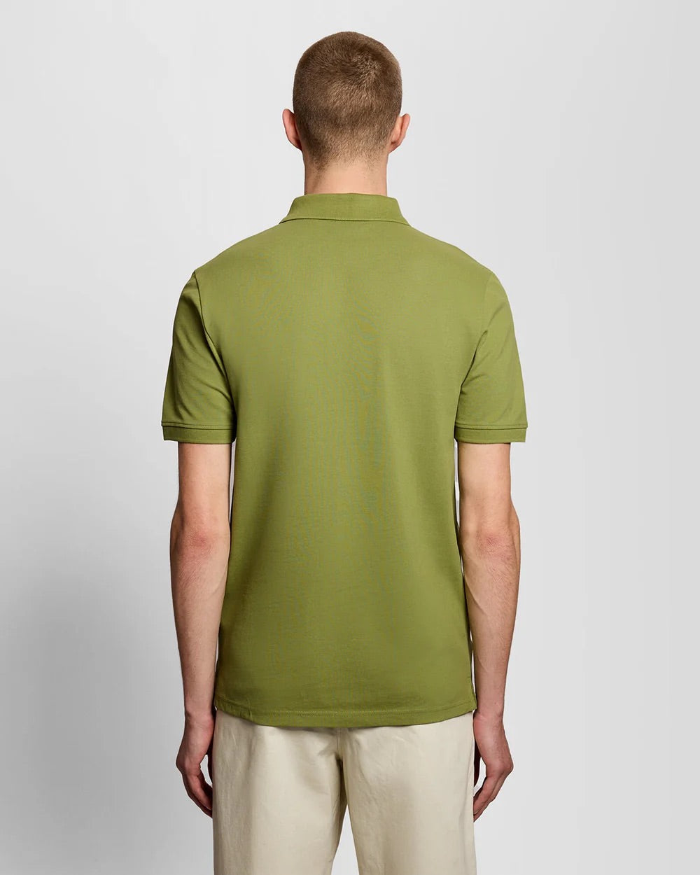 Plain Polo Shirt Shrub Green