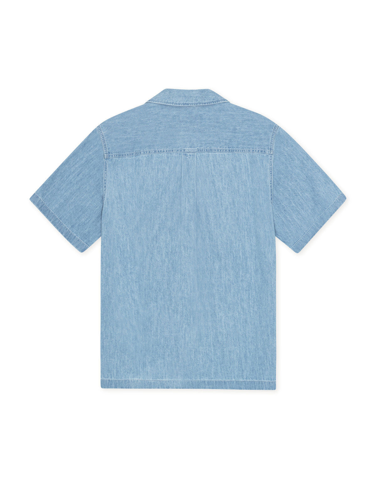 Lesley Denim Ss Shirt Light Indigo Wash