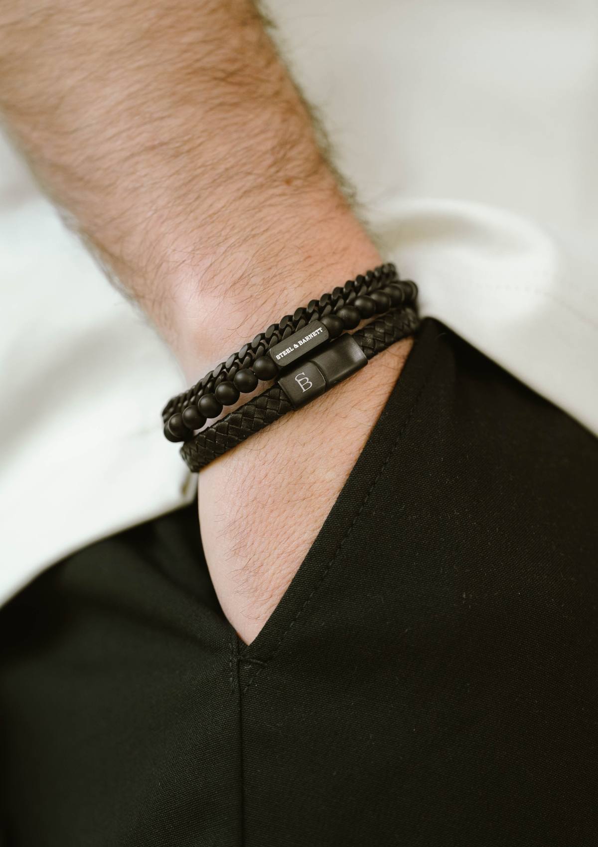 X - Black Edition Bracelet Natural Ned