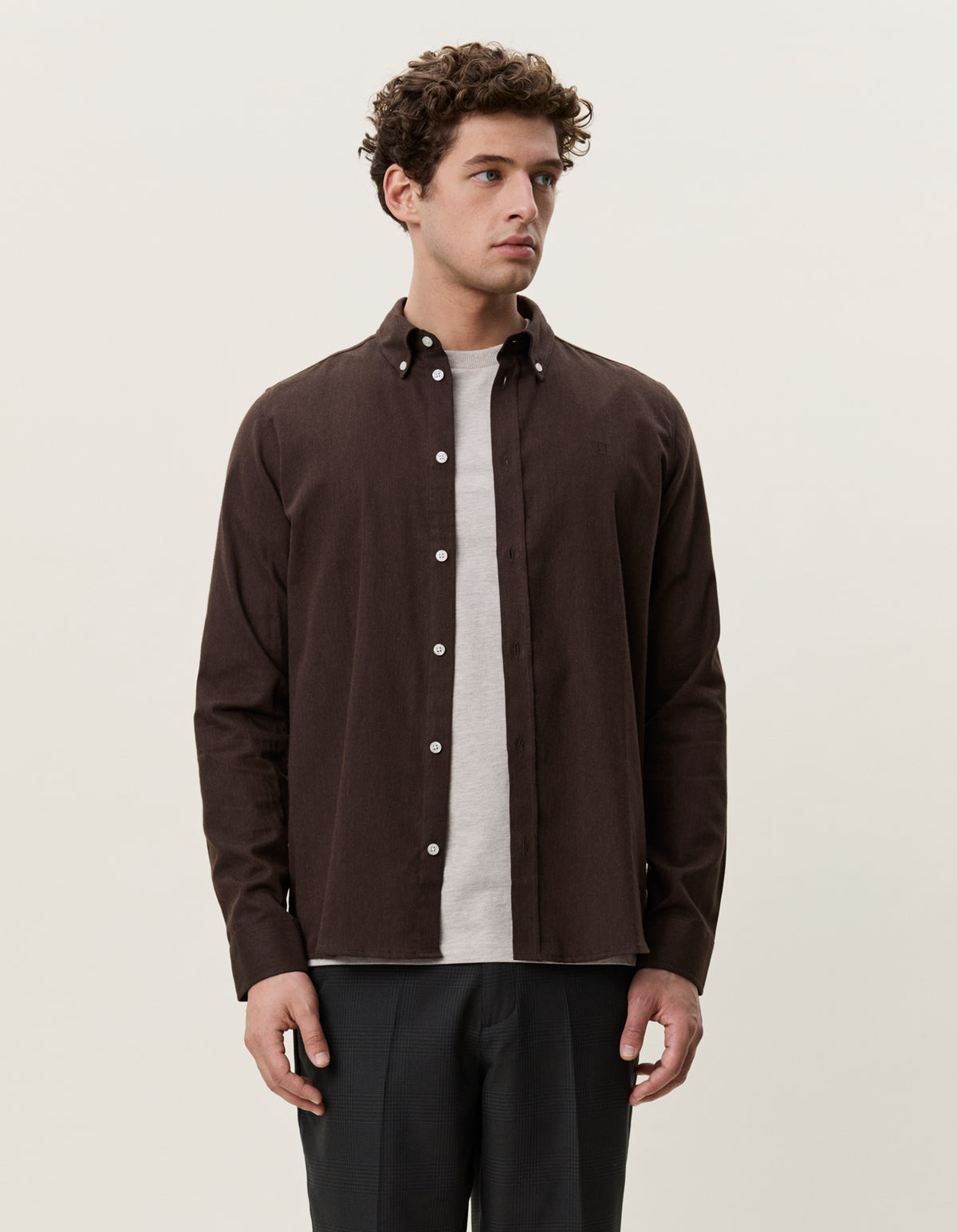 Soft Flannel Shirt Delicioso Brown
