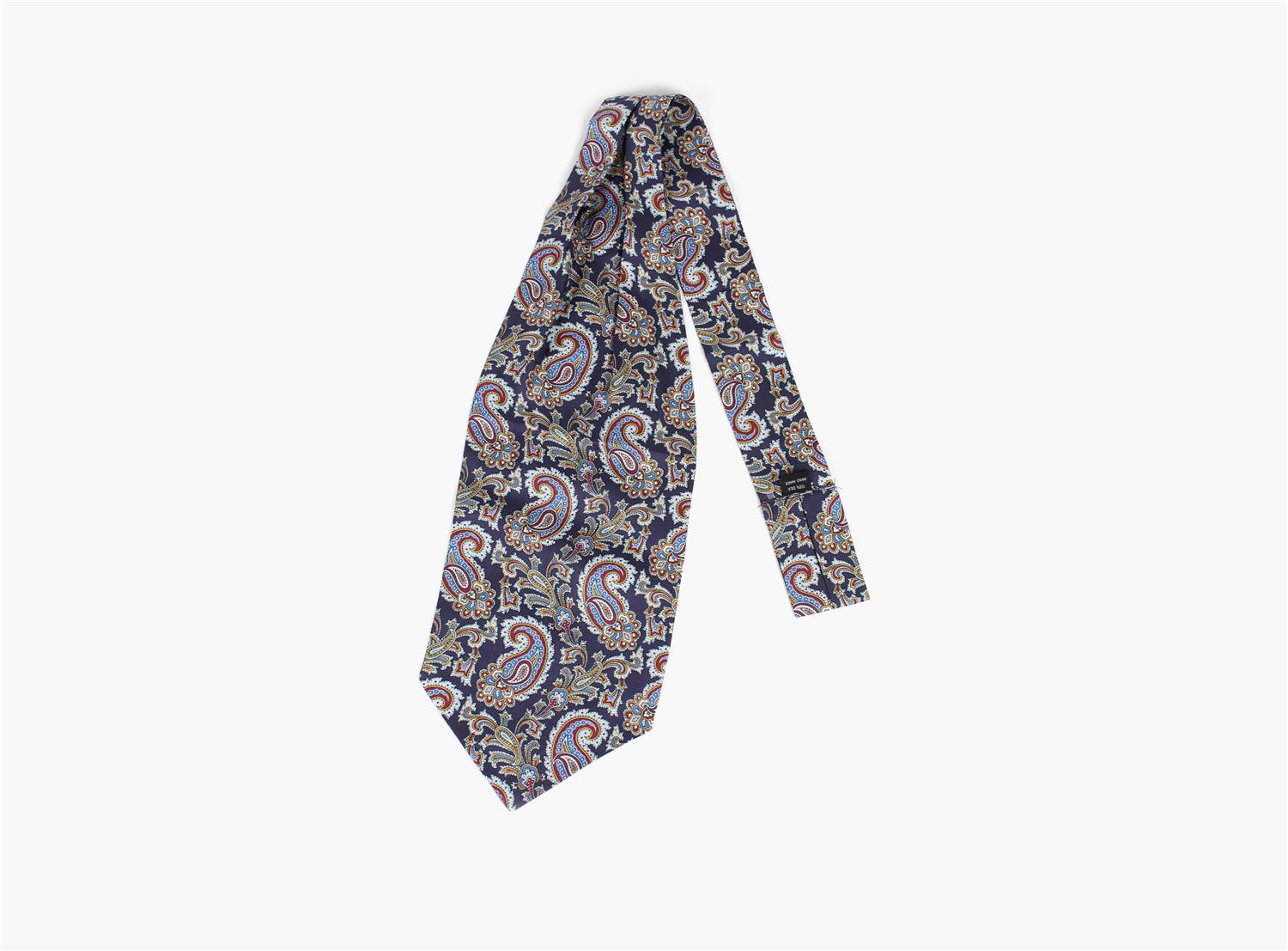 Montecristo 100% silk Marine Ascot Marine