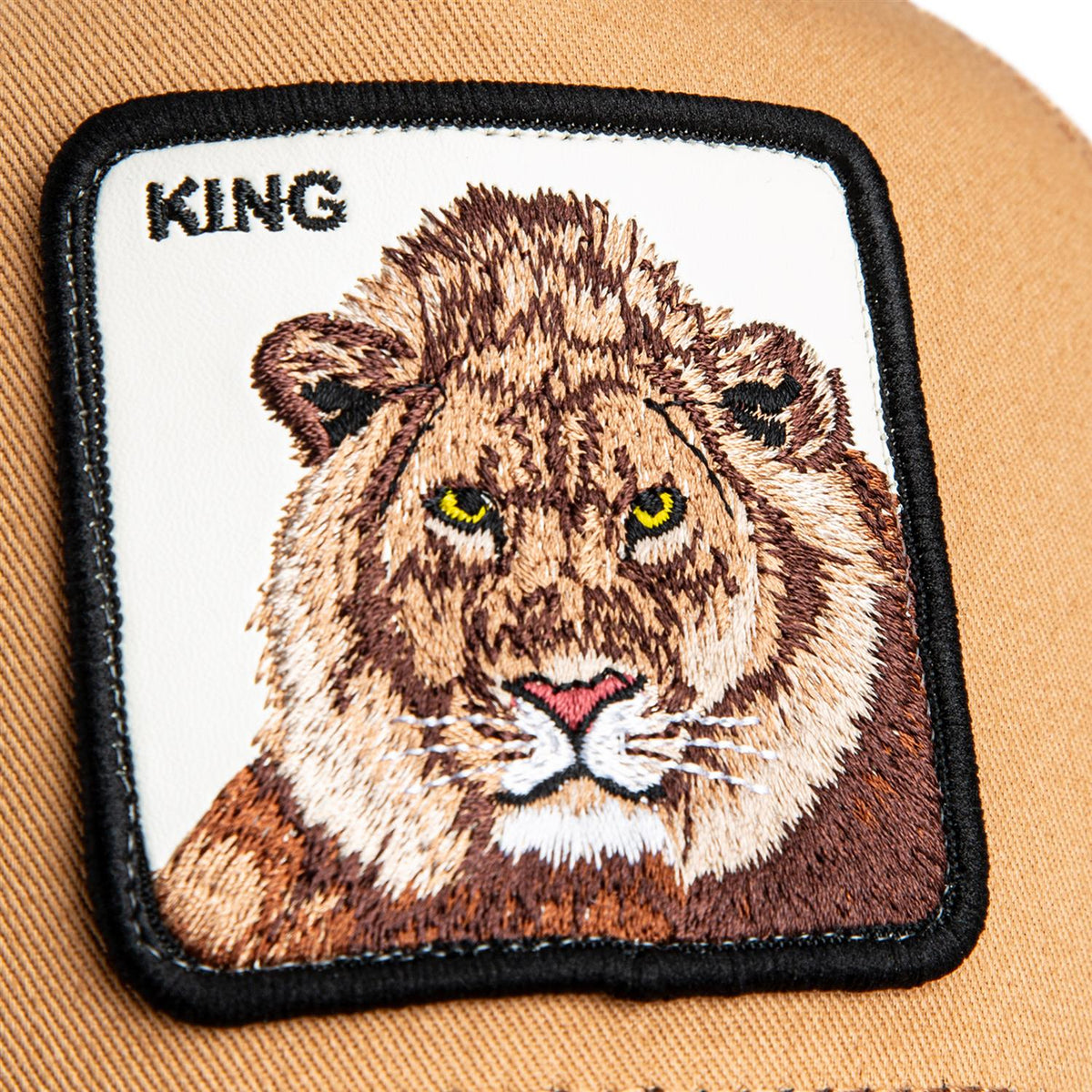 The King Lion Trucker Camel Brown