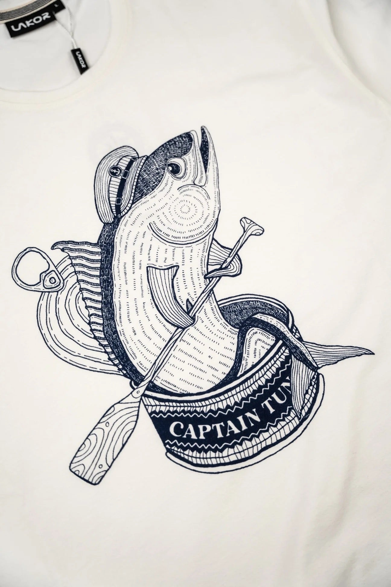 Captain Tuna T-shirt Starwhite