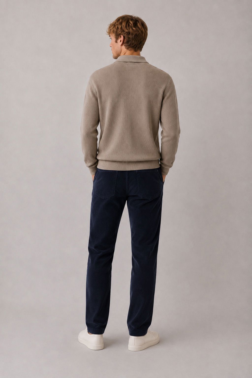 London Corduroy Pants Navy