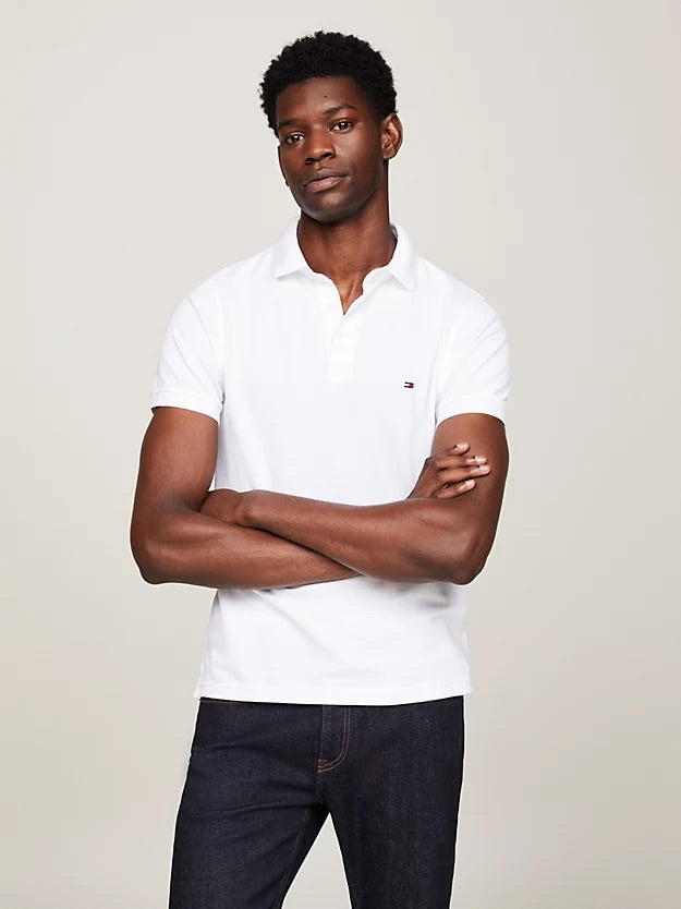 Core 1985 slim poloshirt White