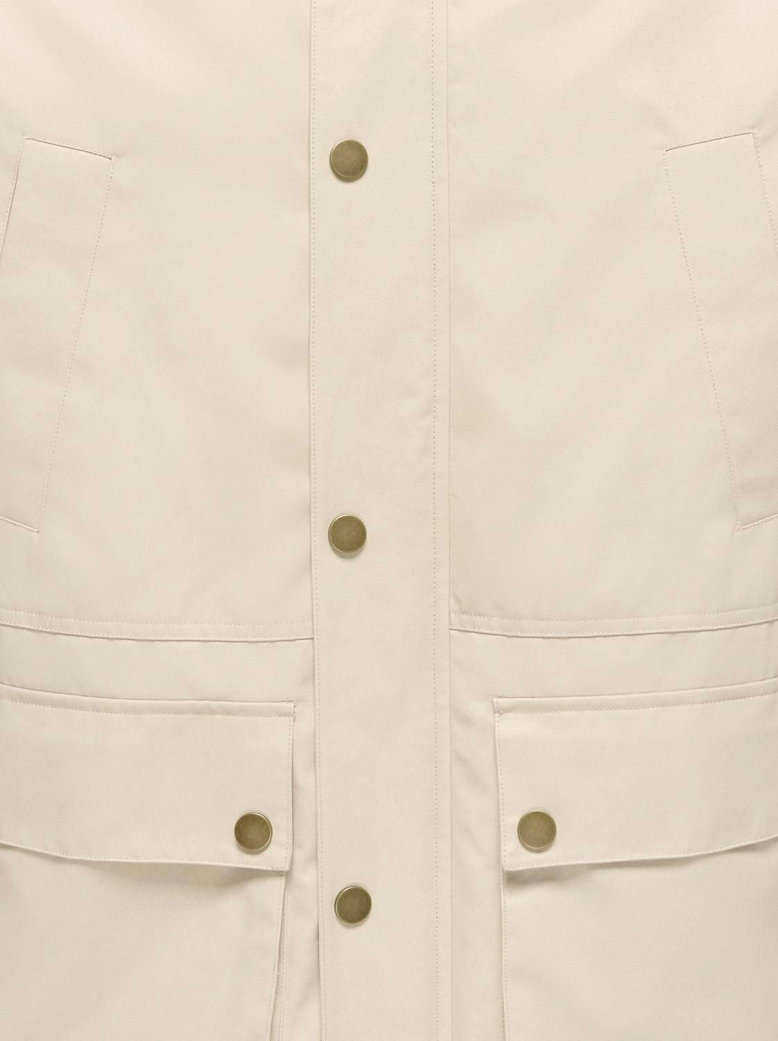 Onsbob Waxed Jacket Otw Feather Gray