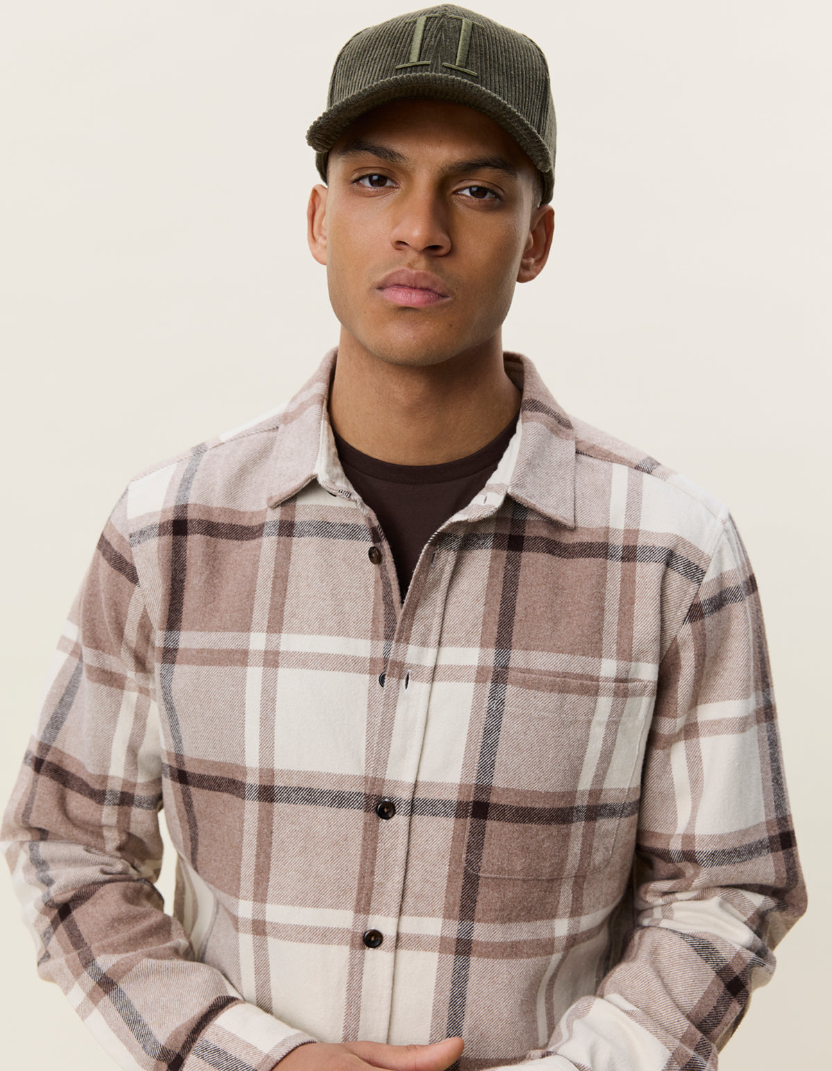 Check Flannel Shirt Caribou