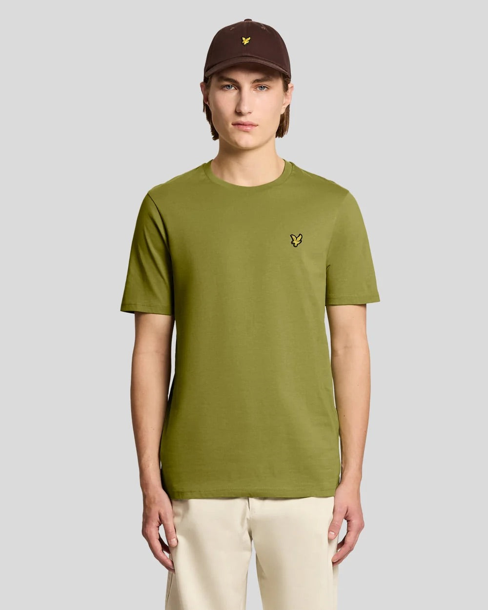 Plain T- Shirt Shrub Green