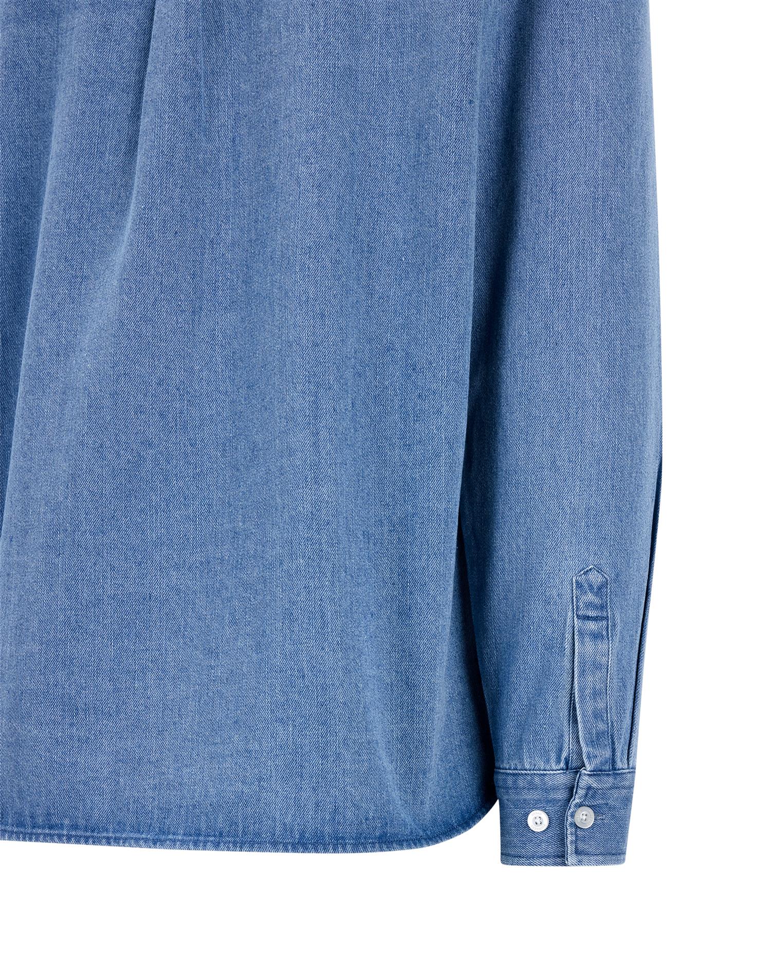 Rocco Ls Shirt Light Blue Denim