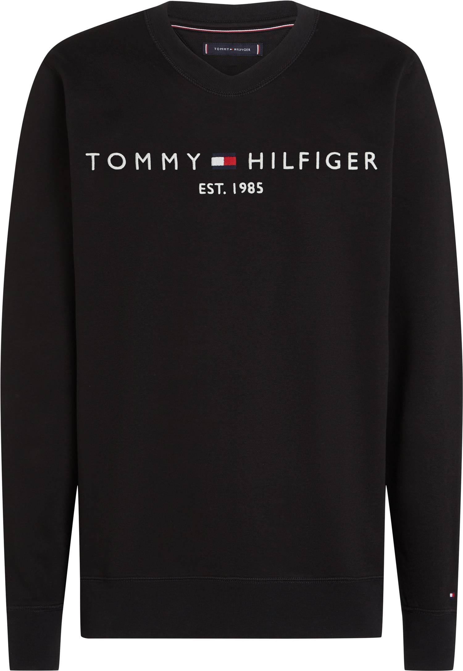 TOMMY LOGO SWEATSHIRT Black