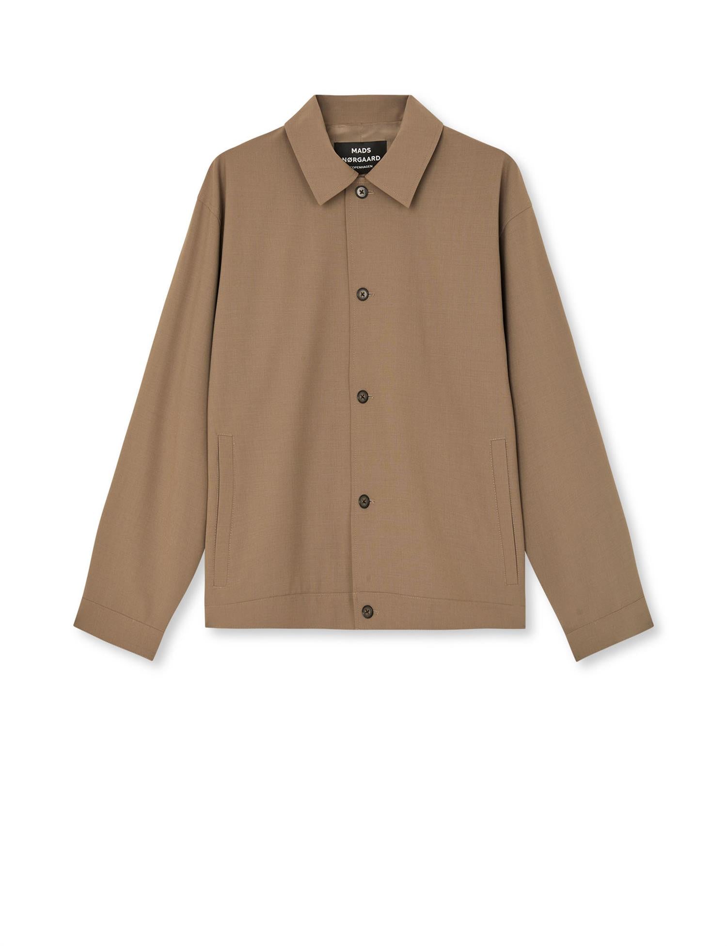 Dense Weave Travis Jacket Walnut