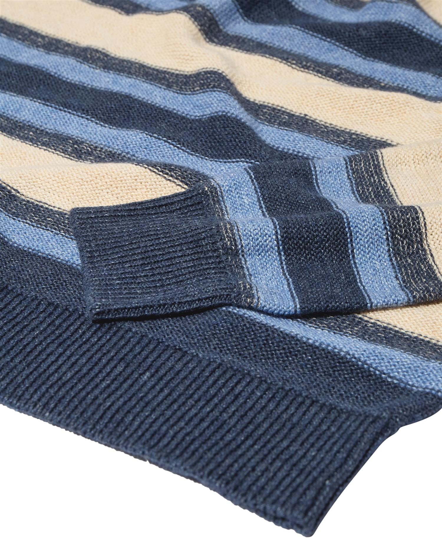 Mmglaporte Linen Crew Neck Knit Navy