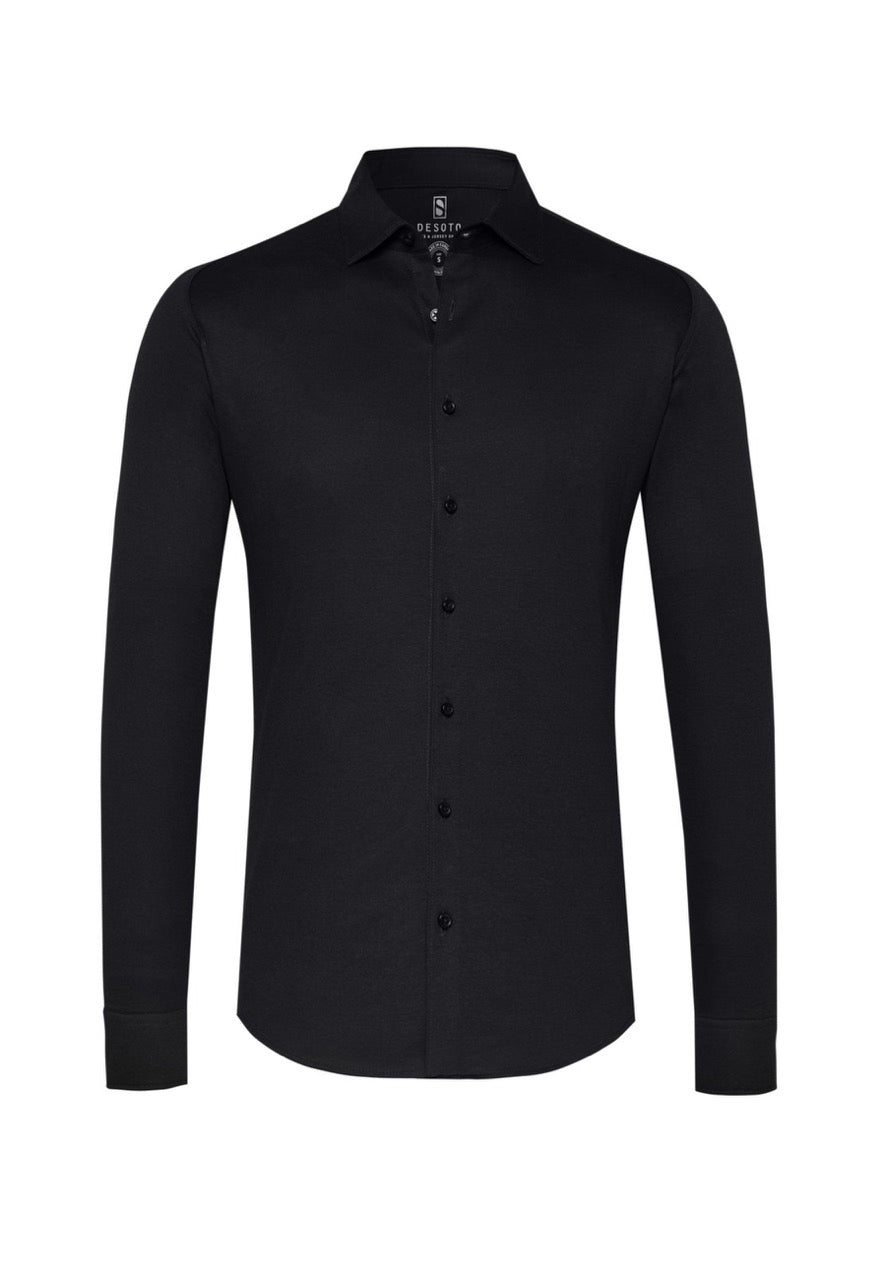 Kent 1/1 Shirts L/S Black