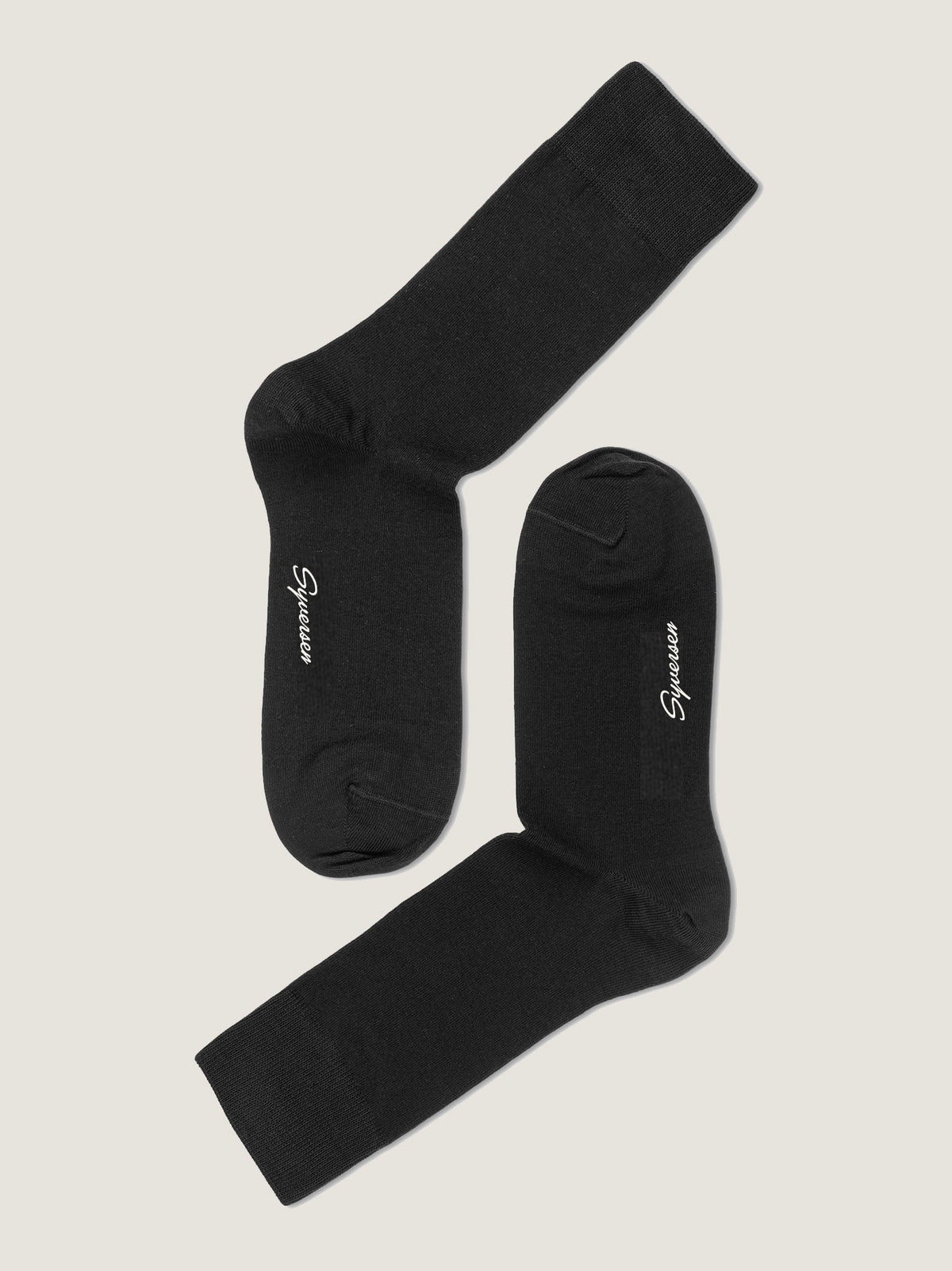 Cotton Crew Sock Black