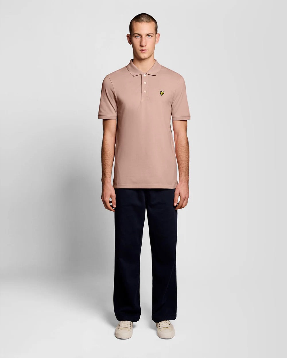 Plain Polo Shirt Pink Grapefruit