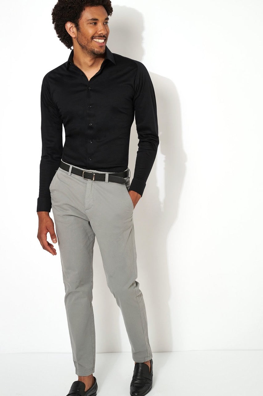 Kent 1/1 Shirts L/S Black