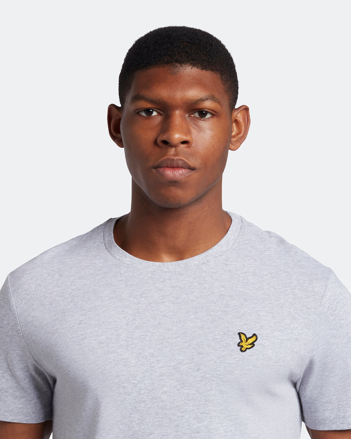 Plain T-Shirt Light Grey Mel