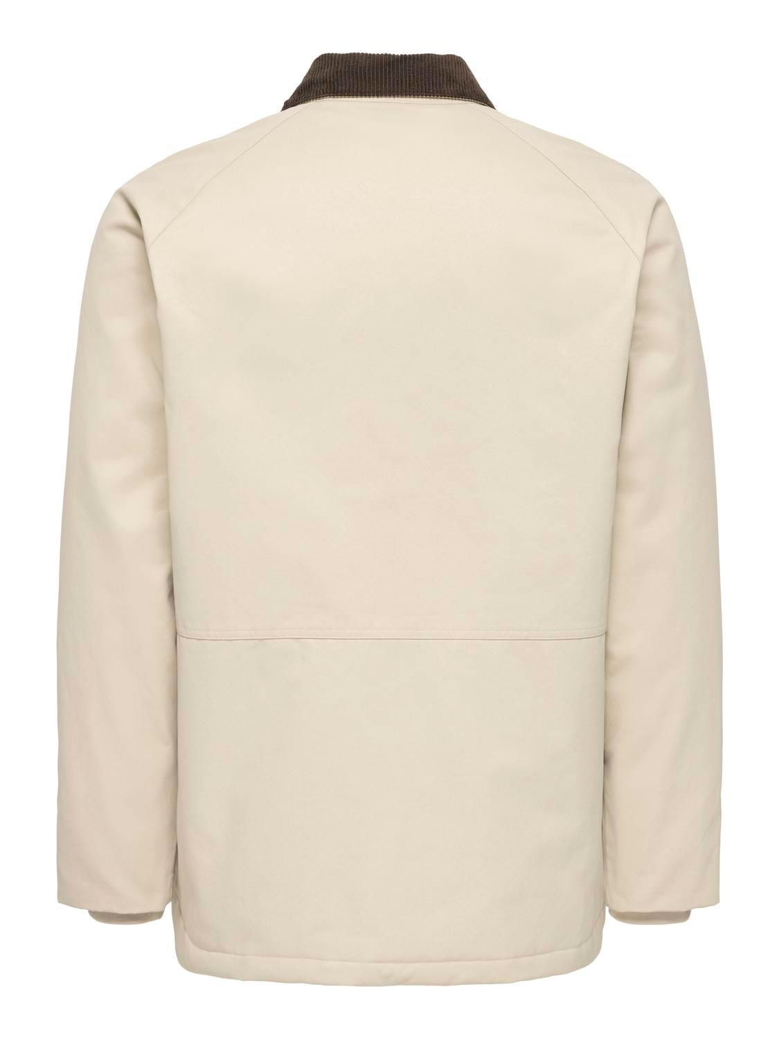 Onsbob Waxed Jacket Otw Feather Gray
