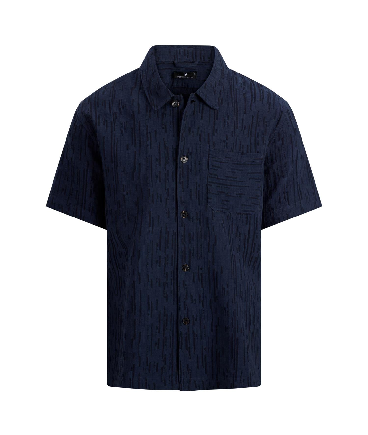 Vito Ss Shirt Dark Navy