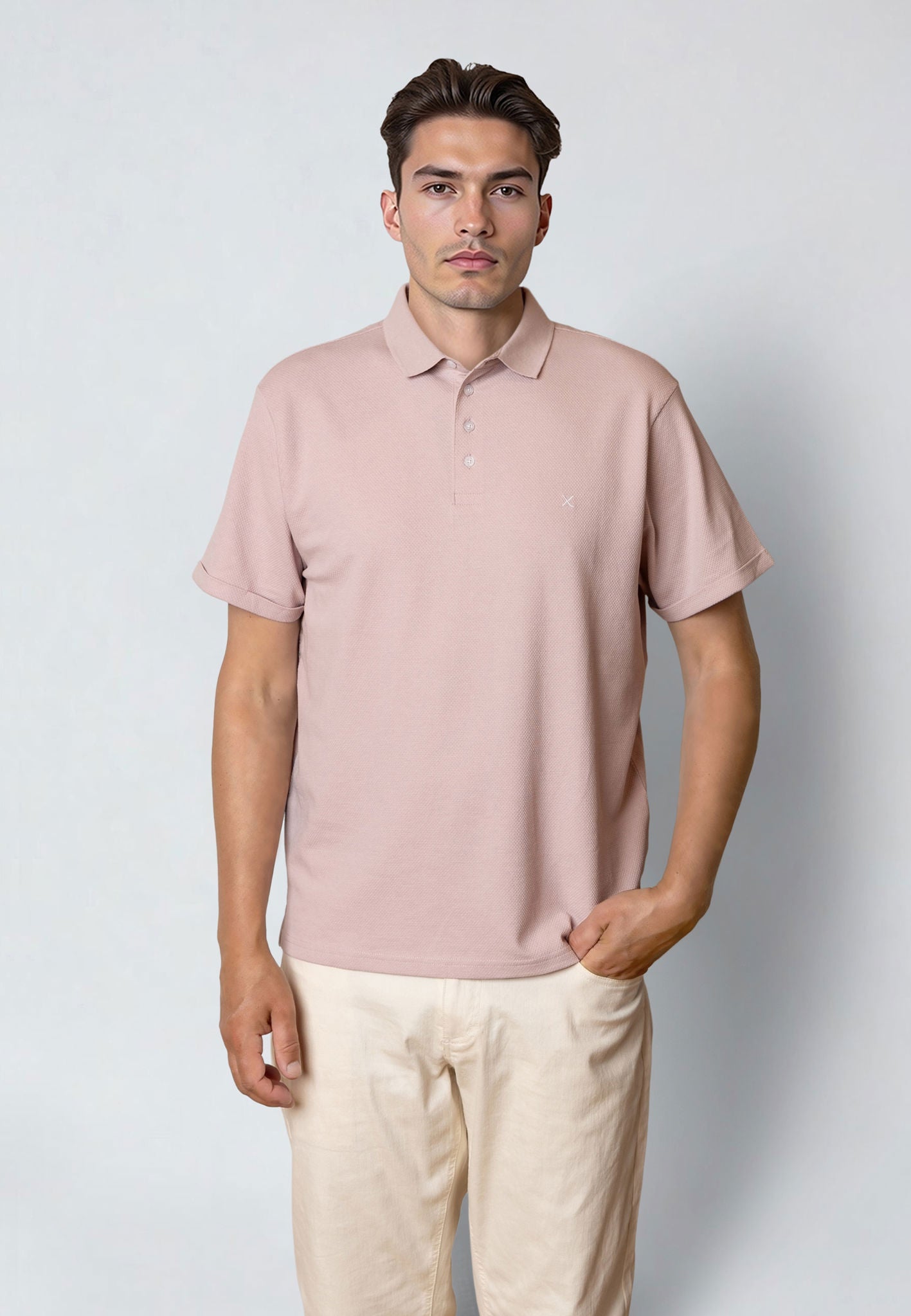 Silkeborg Stretch Polo Violet Ice