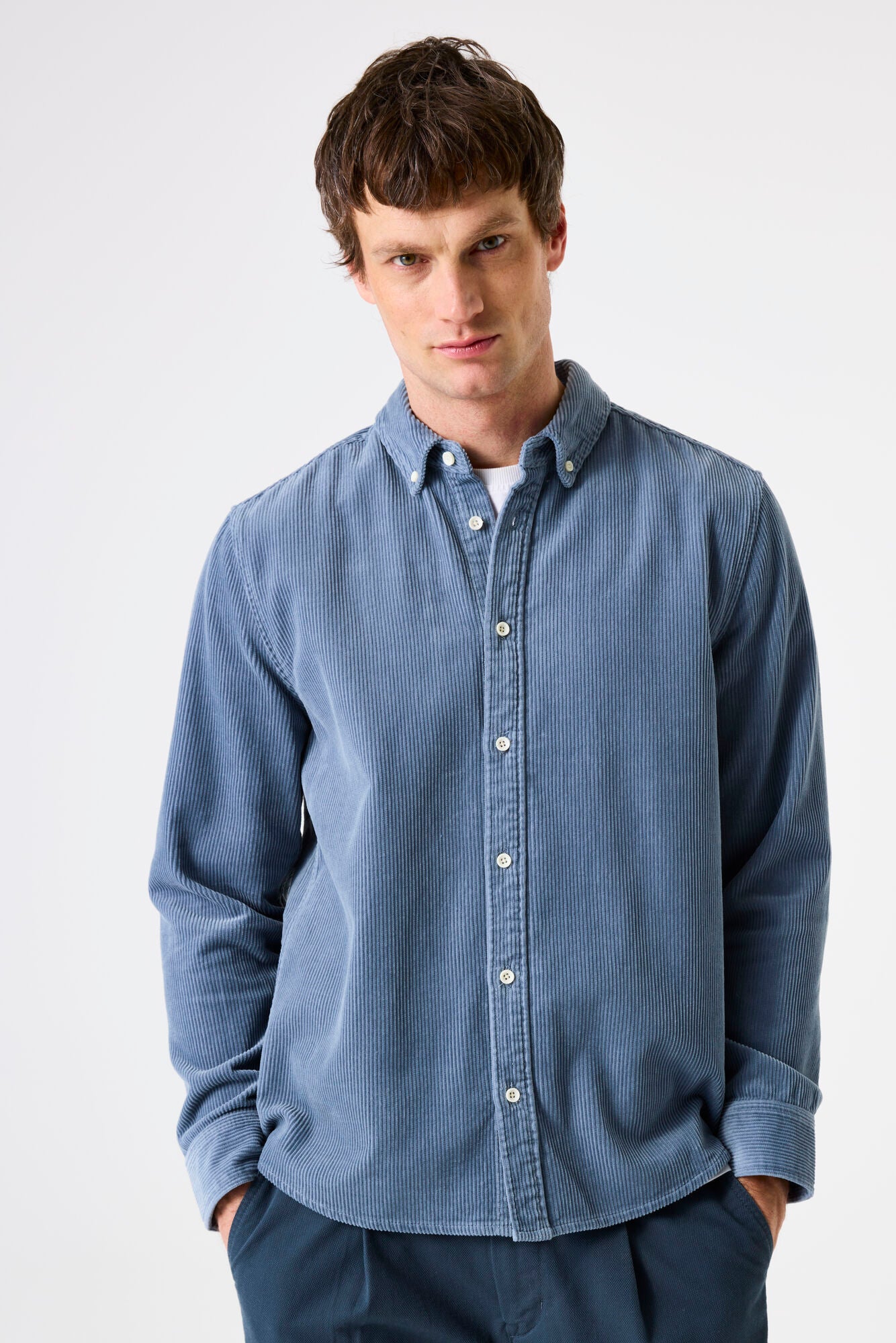 J51100 men´s overshirt Stone Blue